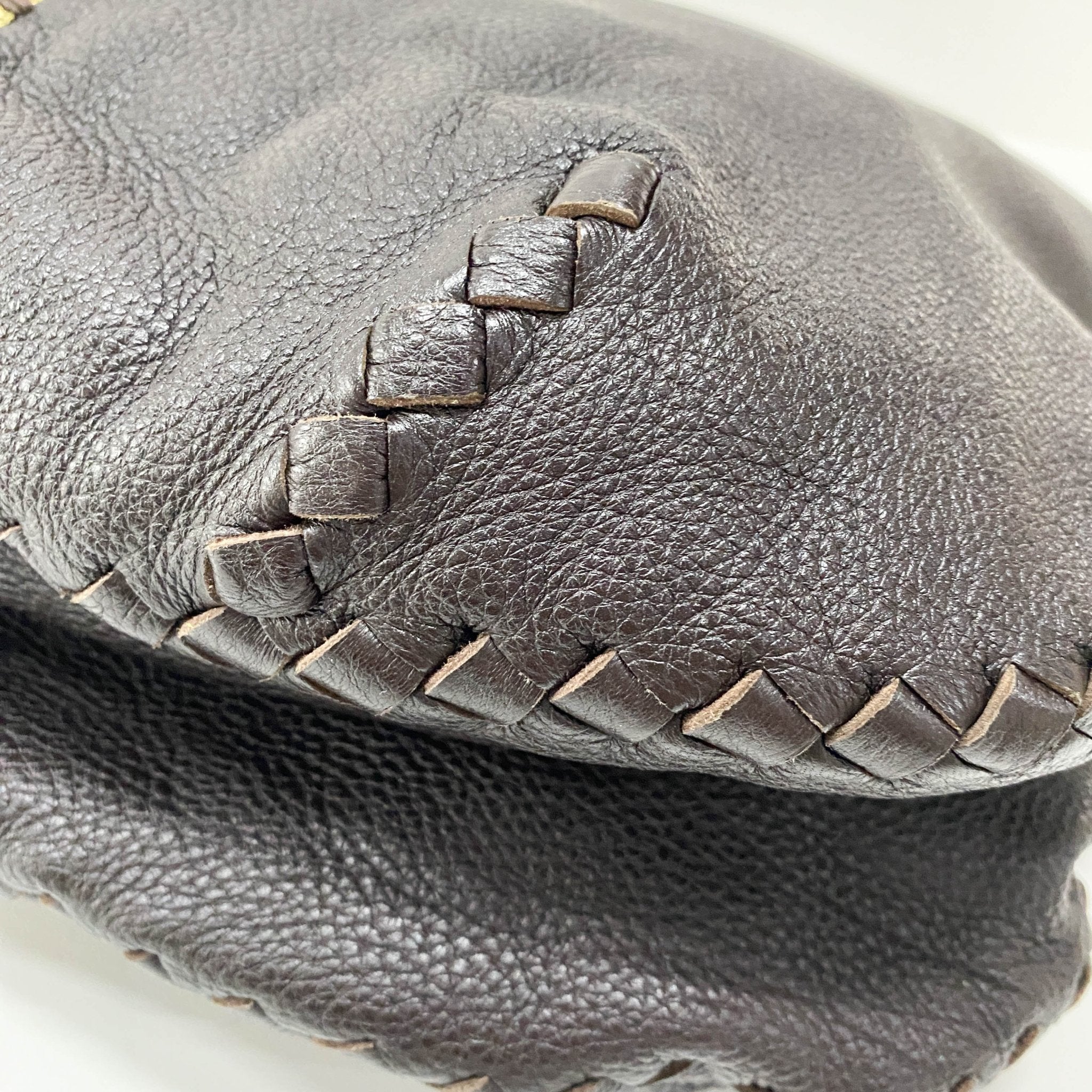 BOTTEGA VENETA Intrecciato Brown Leather Hobo Shoulder Bag, in , Sold by HIVE PRELOVED - Shoulder Bags, ,