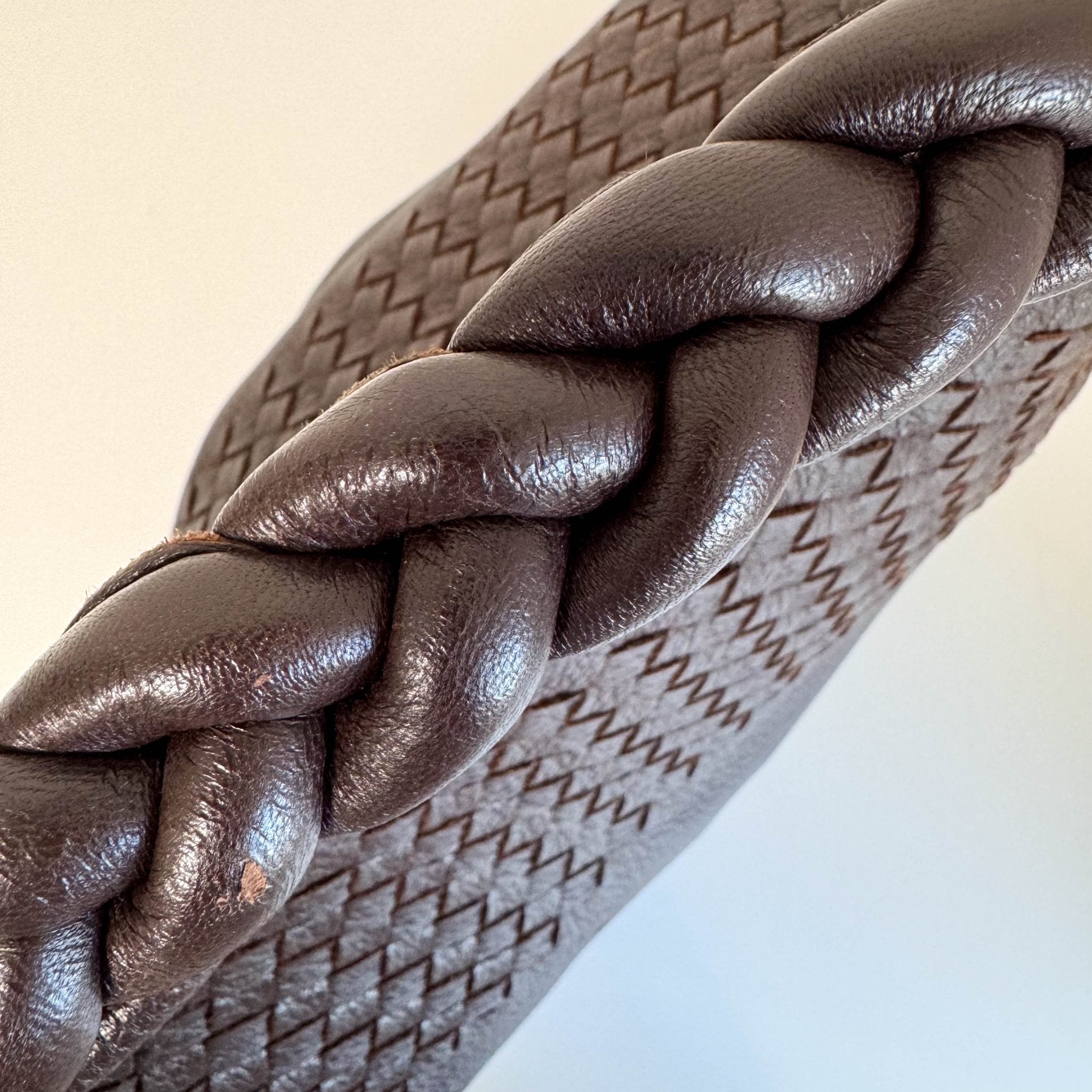 BOTTEGA VENETA Intrecciato Brown Leather Hobo Shoulder Bag, in , Sold by HIVE PRELOVED - Shoulder Bags, ,