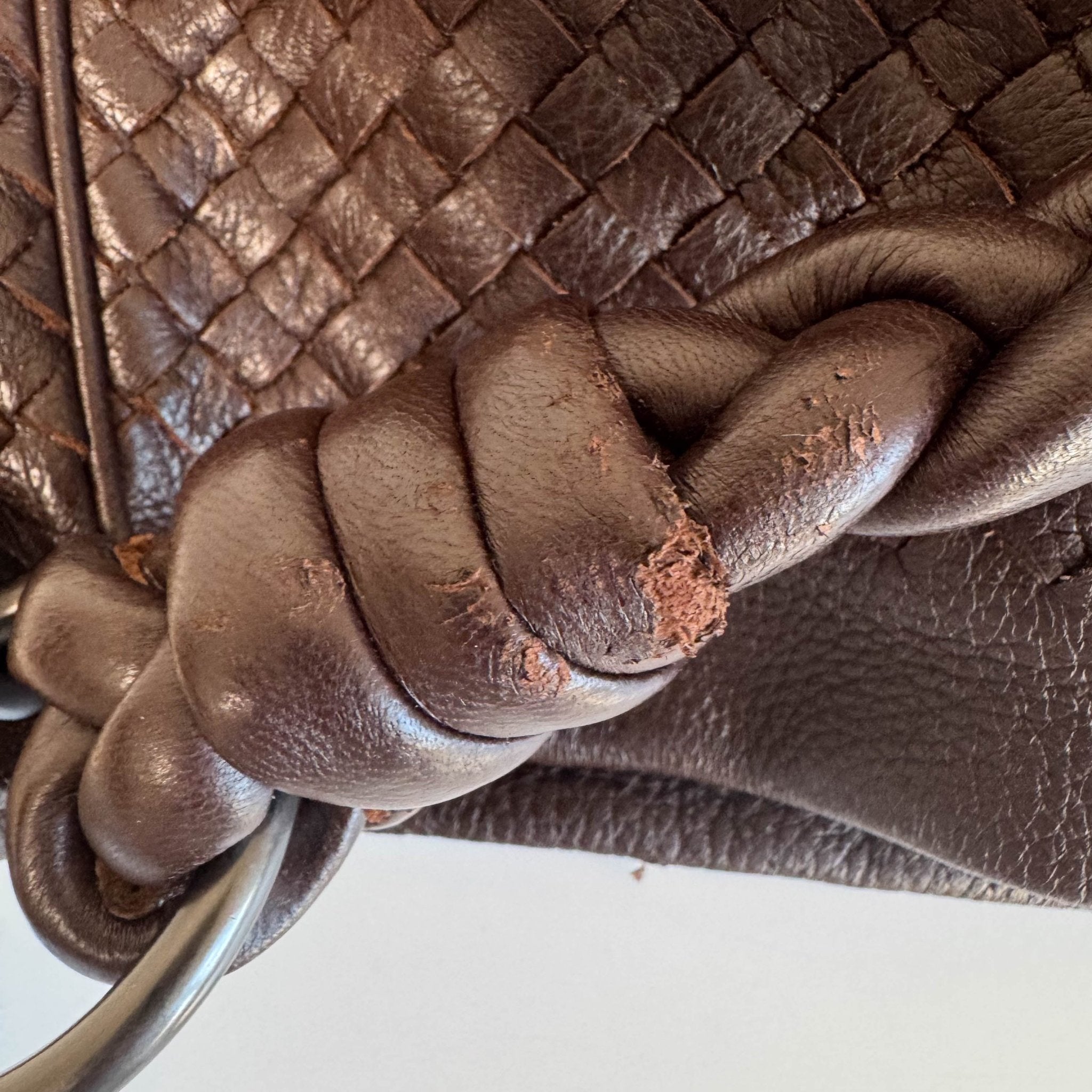 BOTTEGA VENETA Intrecciato Brown Leather Hobo Shoulder Bag, in , Sold by HIVE PRELOVED - Shoulder Bags, ,