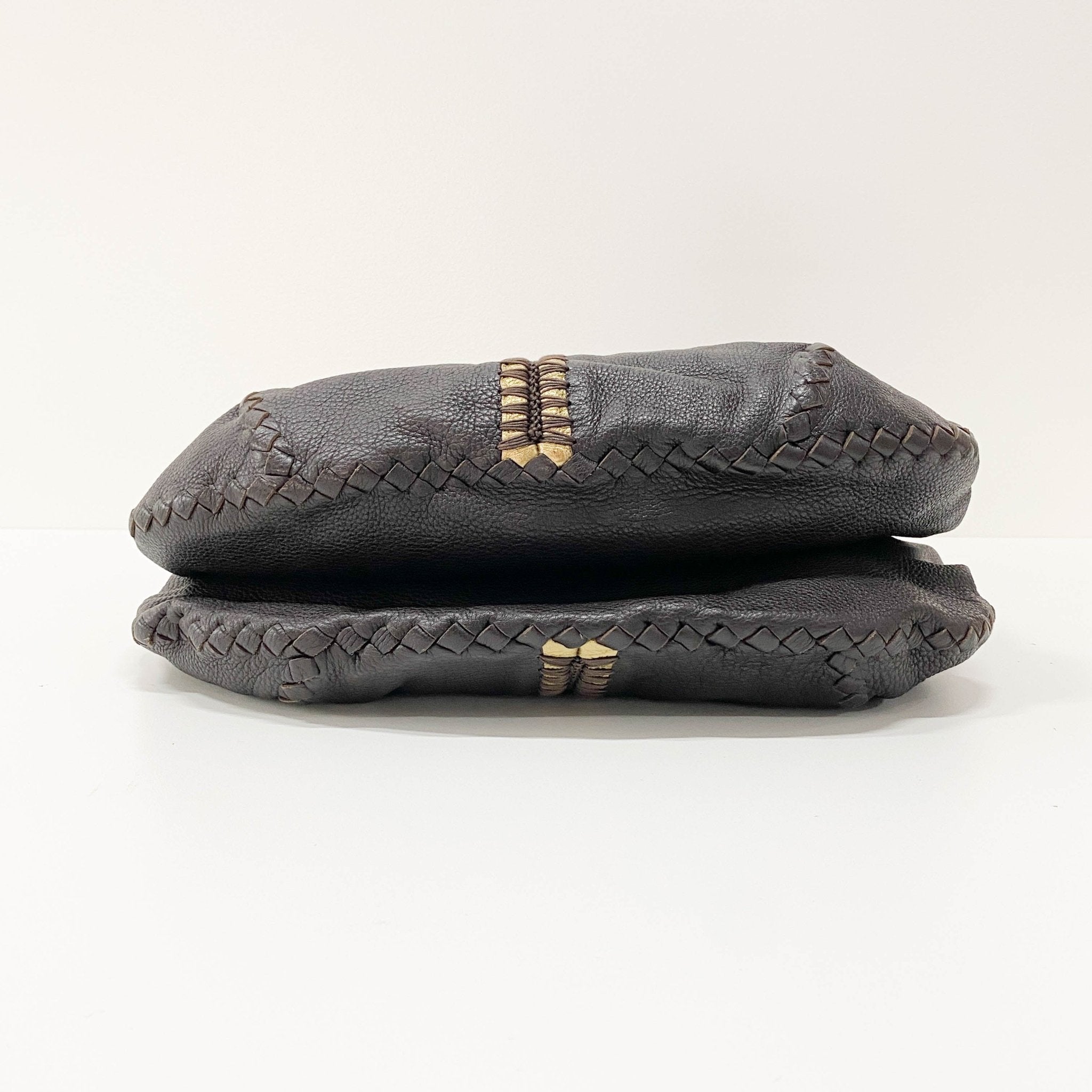 BOTTEGA VENETA Intrecciato Brown Leather Hobo Shoulder Bag, in , Sold by HIVE PRELOVED - Shoulder Bags, ,