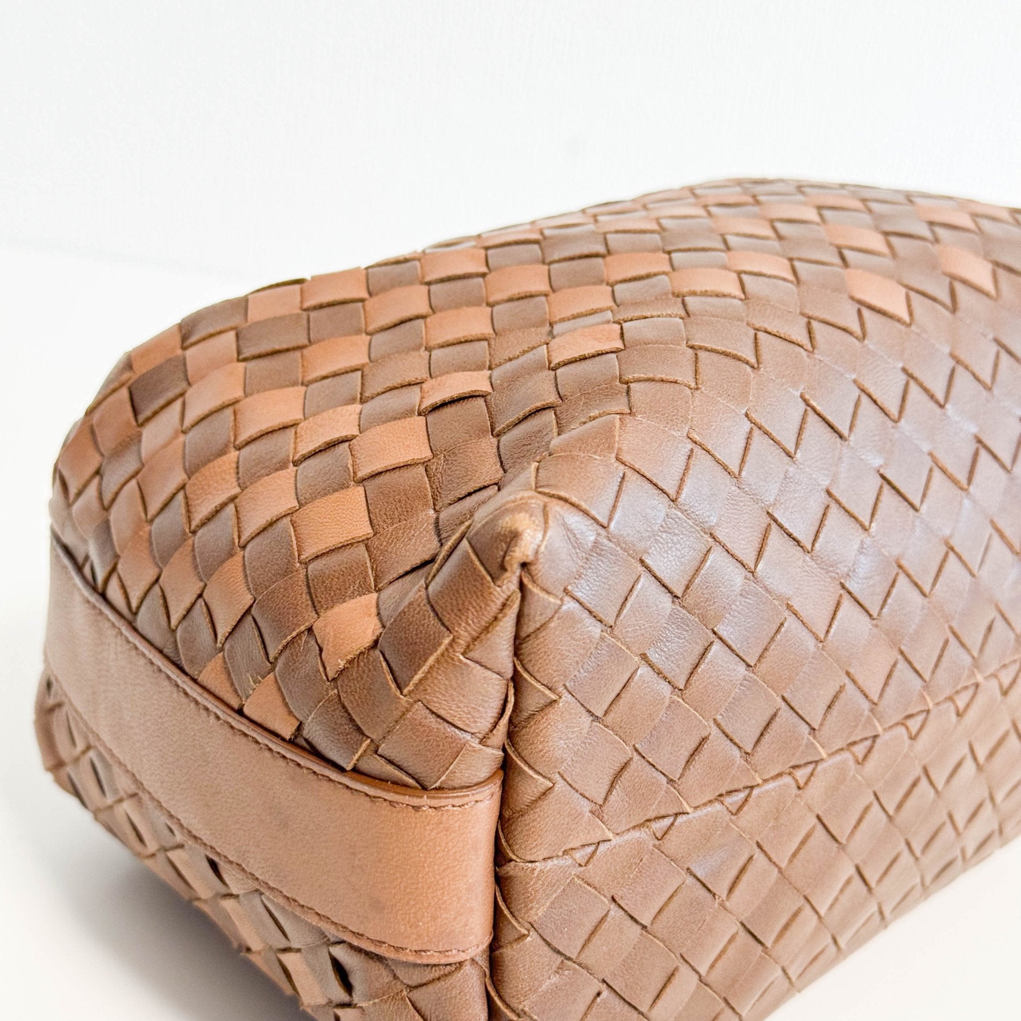 BOTTEGA VENETA Intrecciato Brown Leather Mini Veneta Pouch Bag, in , Sold by HIVE PRELOVED - Handle Bags, ,