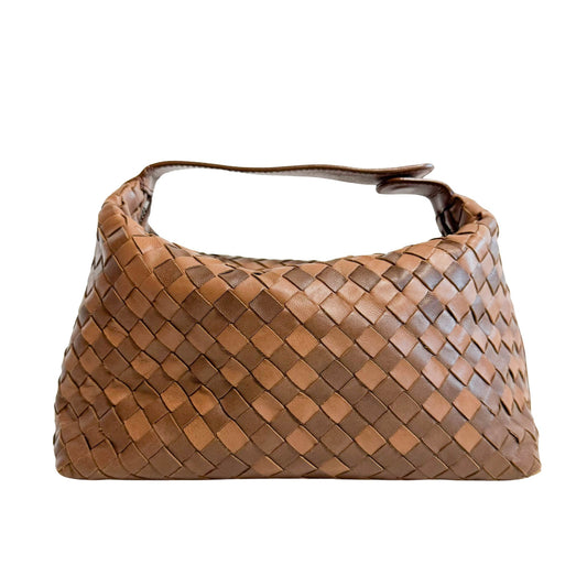 BOTTEGA VENETA Intrecciato Brown Leather Mini Veneta Pouch Bag, in , Sold by HIVE PRELOVED - Handle Bags, ,