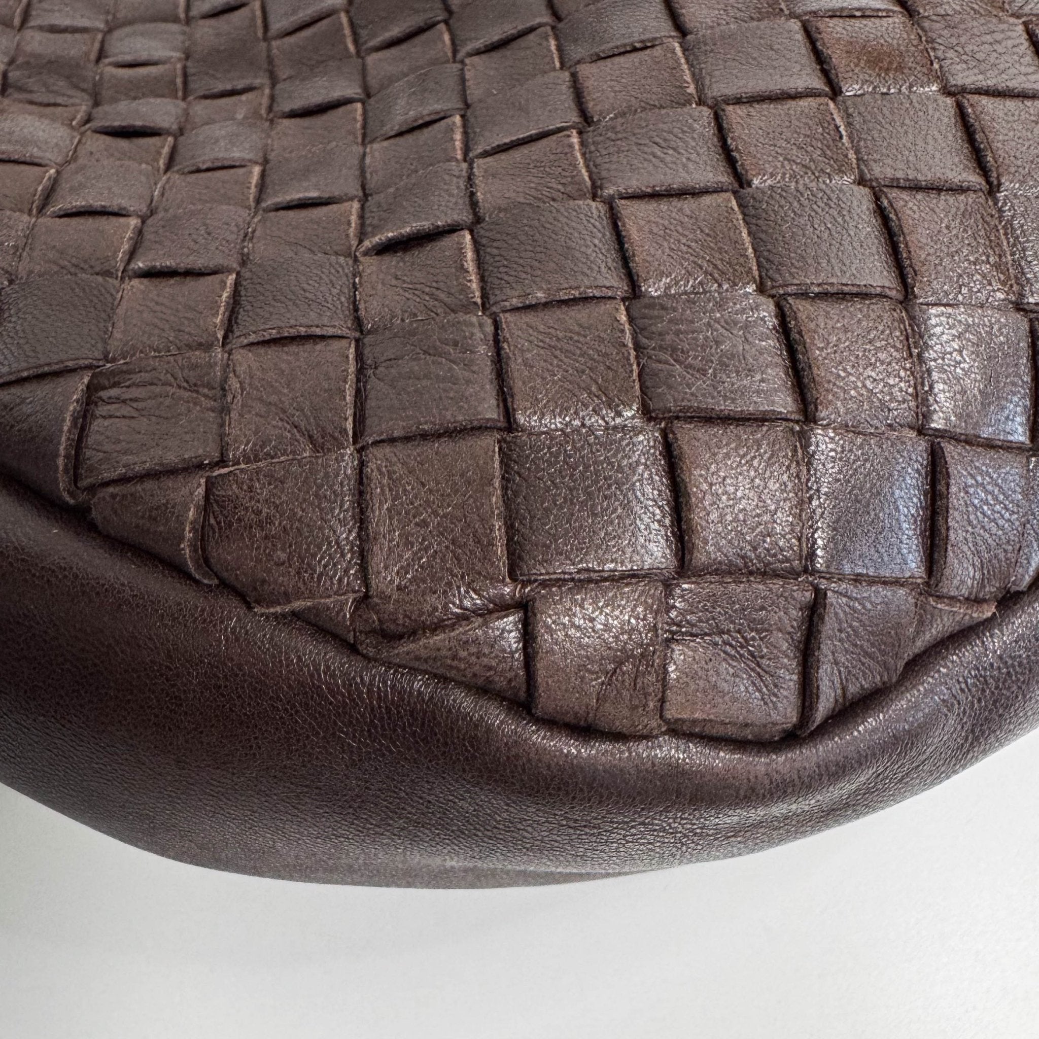 BOTTEGA VENETA Intrecciato Brown Leather Shoulder Bag, in , Sold by HIVE PRELOVED - Shoulder Bags, ,