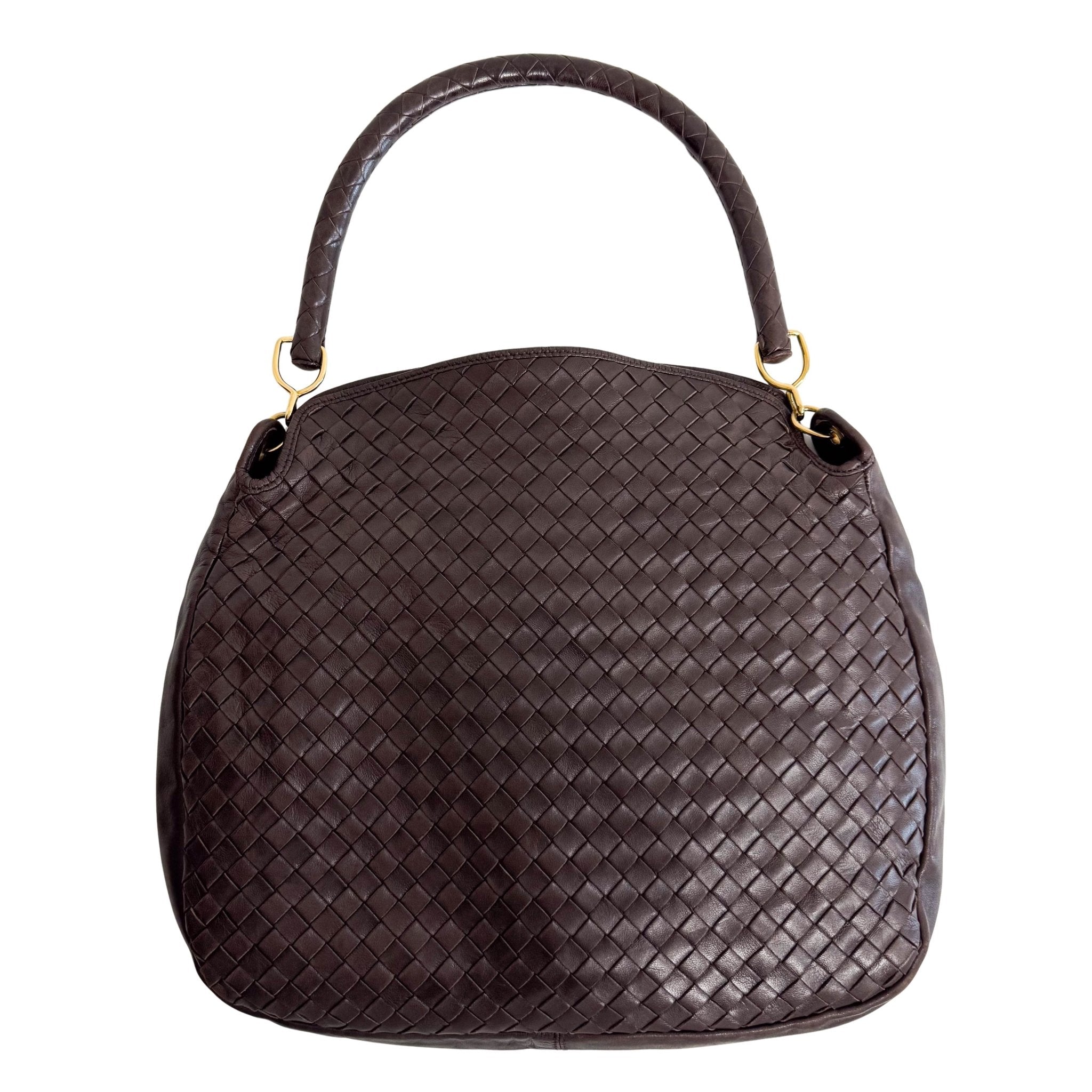 BOTTEGA VENETA Intrecciato Brown Leather Shoulder Bag, in , Sold by HIVE PRELOVED - Shoulder Bags, ,