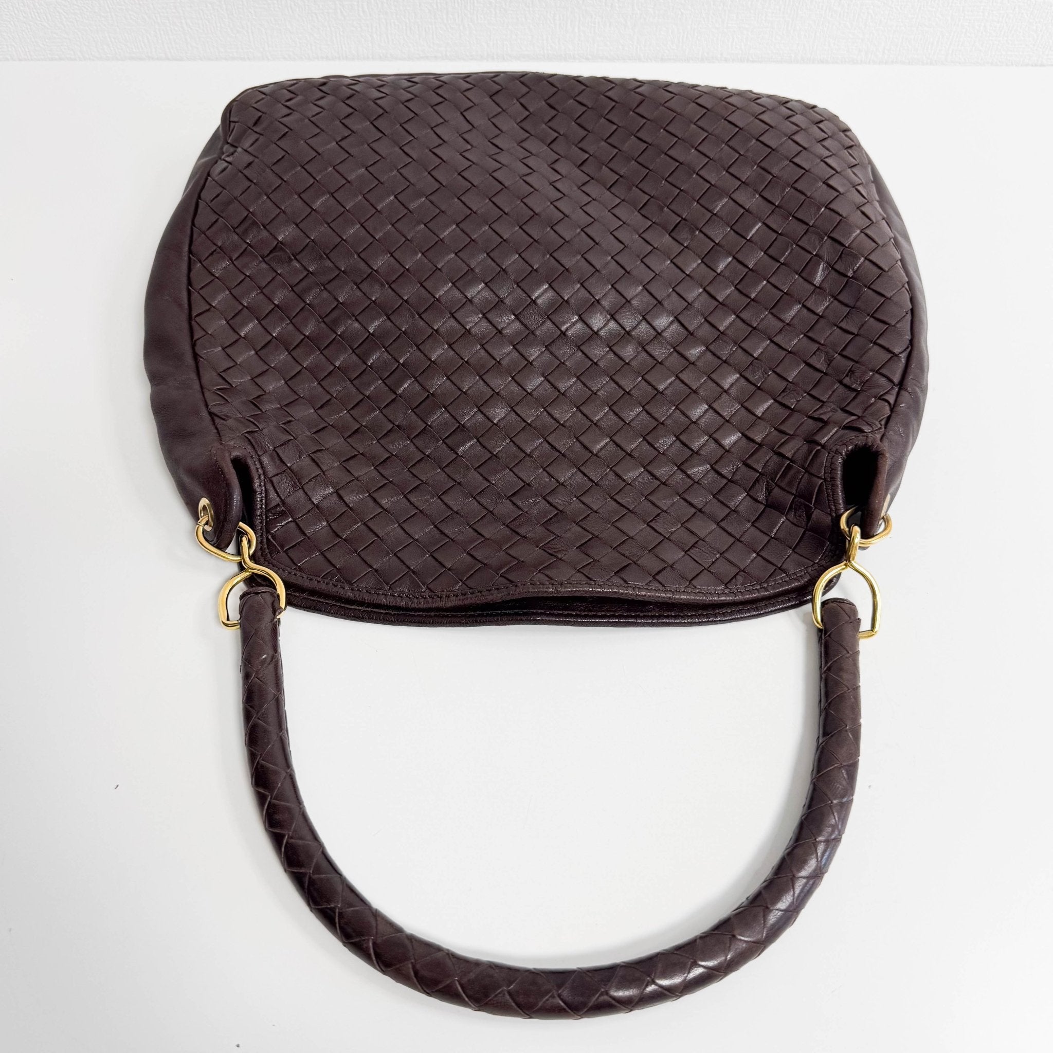 BOTTEGA VENETA Intrecciato Brown Leather Shoulder Bag, in , Sold by HIVE PRELOVED - Shoulder Bags, ,