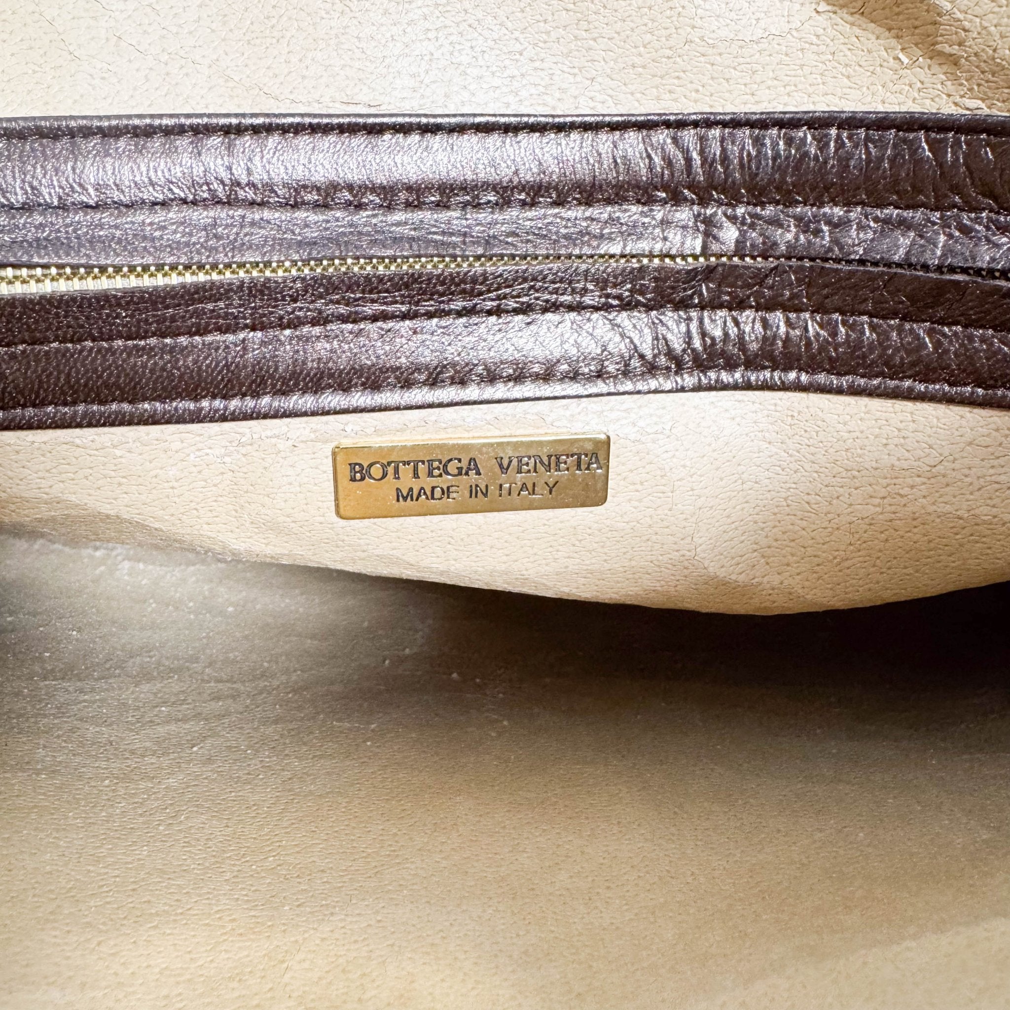 BOTTEGA VENETA Intrecciato Brown Leather Top Handle Bag, in , Sold by HIVE PRELOVED - Handle Bags, ,