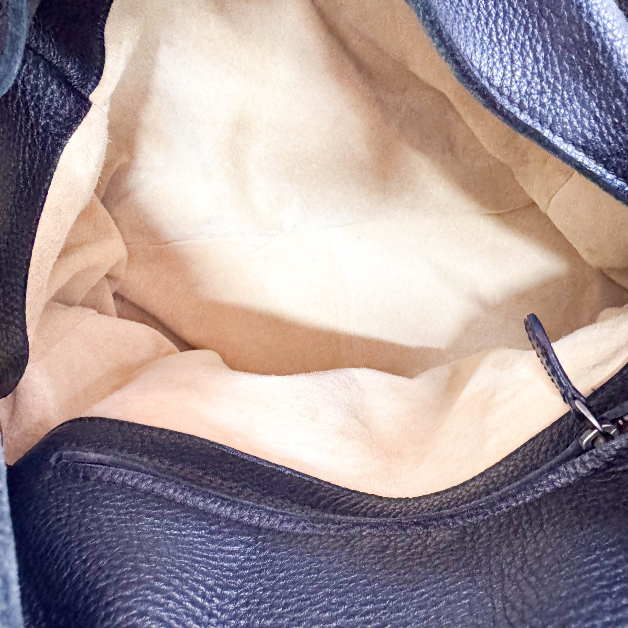 BOTTEGA VENETA Intrecciato Detail Black Leather Shoulder Bag, in , Sold by HIVE PRELOVED - Shoulder Bags, ,