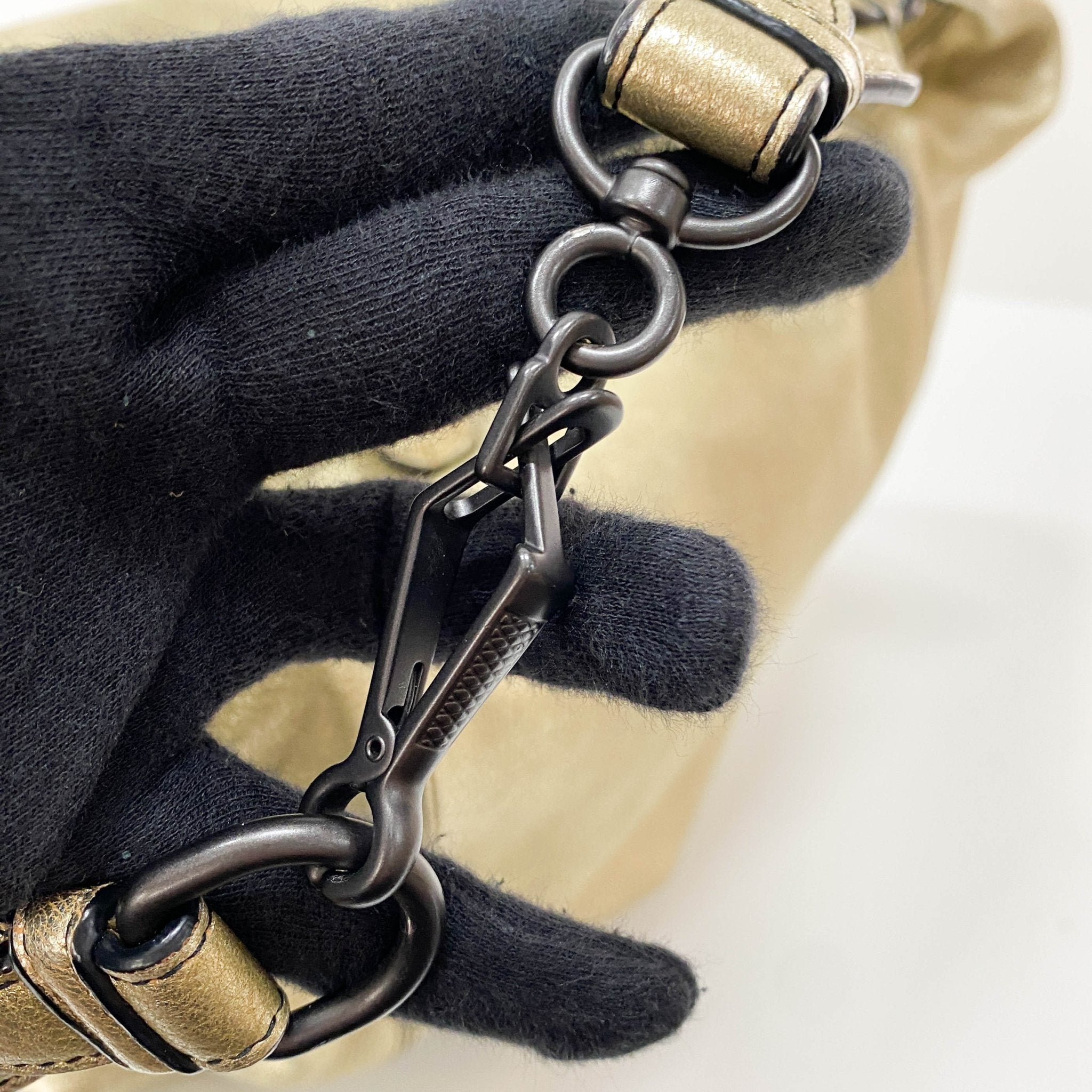 BOTTEGA VENETA Intrecciato Gold Leather Shoulder Bag, in , Sold by HIVE PRELOVED - Shoulder Bags, ,