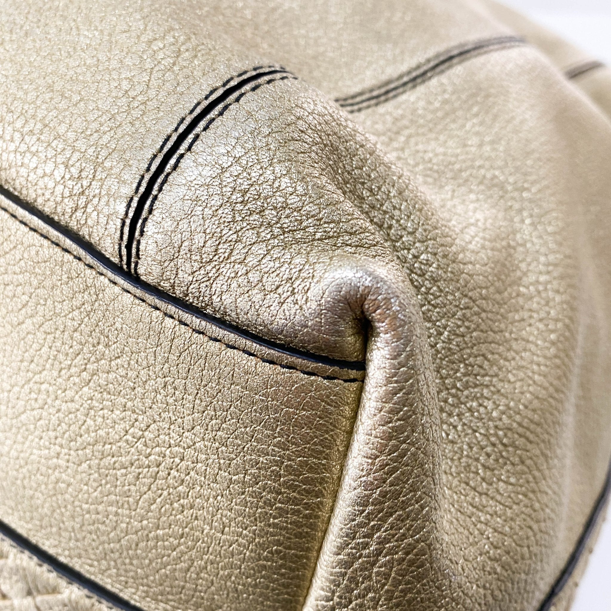 BOTTEGA VENETA Intrecciato Gold Leather Shoulder Bag, in , Sold by HIVE PRELOVED - Shoulder Bags, ,