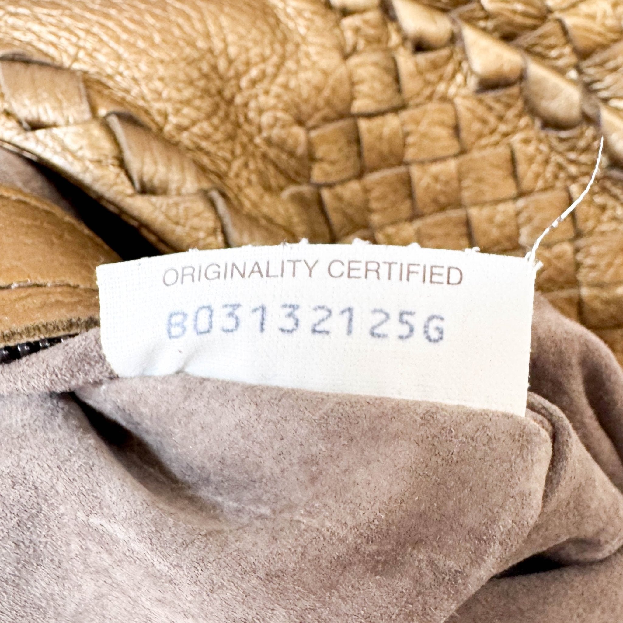 BOTTEGA VENETA Intrecciato Gold Leather Veneta Hobo Shoulder Bag, in , Sold by HIVE PRELOVED - Shoulder Bags, ,