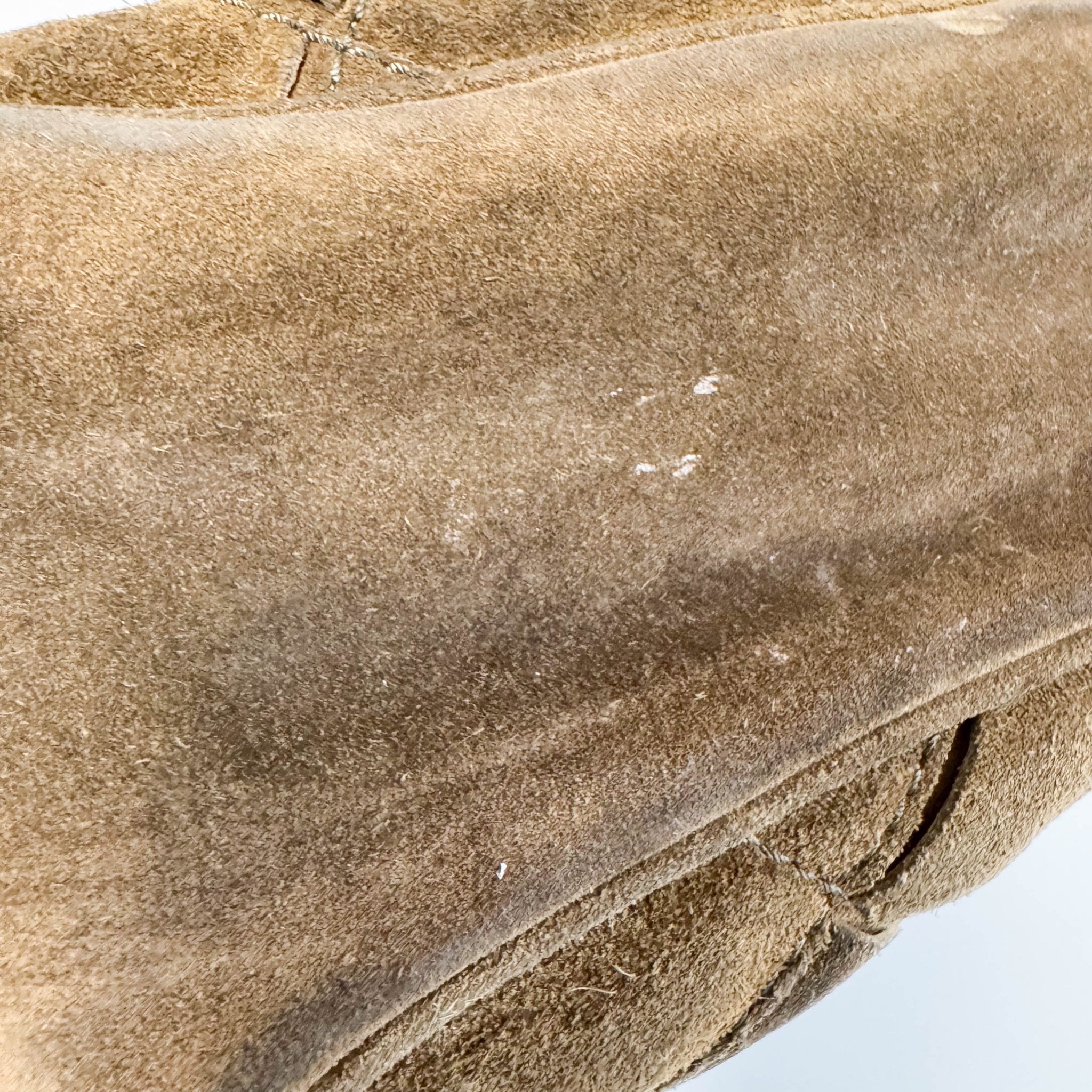 BOTTEGA VENETA Intrecciato Kahki Brown Suede Shoulder Bag, in , Sold by HIVE PRELOVED - Shoulder Bags, ,