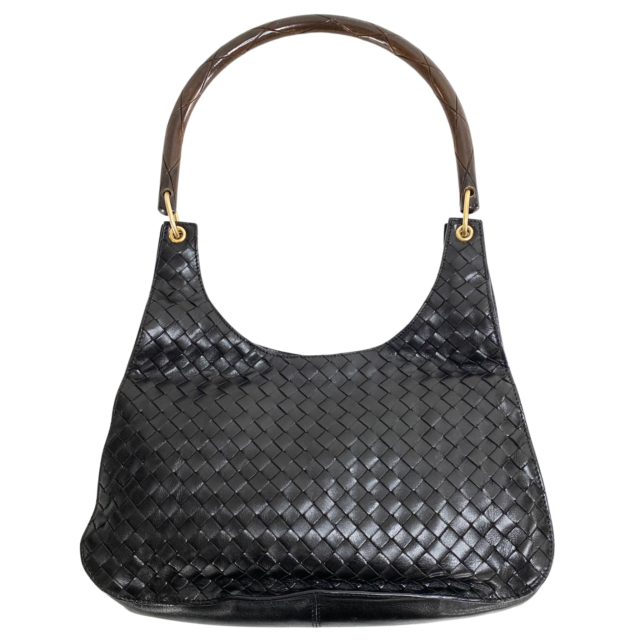 BOTTEGA VENETA Intrecciato Leather Small Hobo Shoulder Bag, in , Sold by HIVE PRELOVED - Shoulder Bags, ,