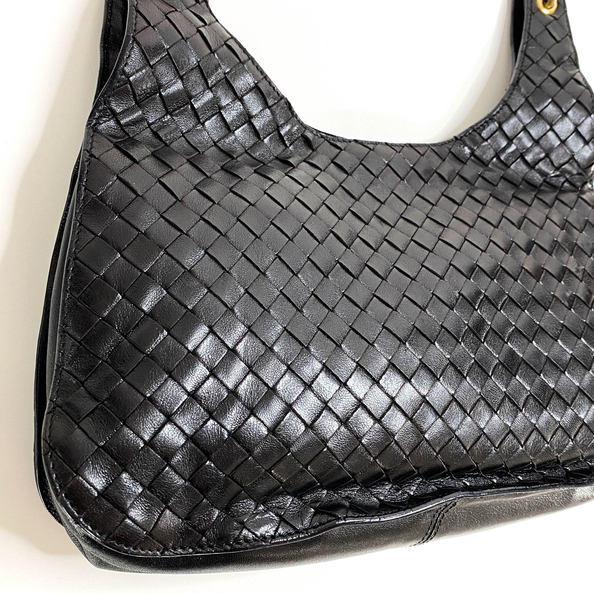 BOTTEGA VENETA Intrecciato Leather Small Hobo Shoulder Bag, in , Sold by HIVE PRELOVED - Shoulder Bags, ,