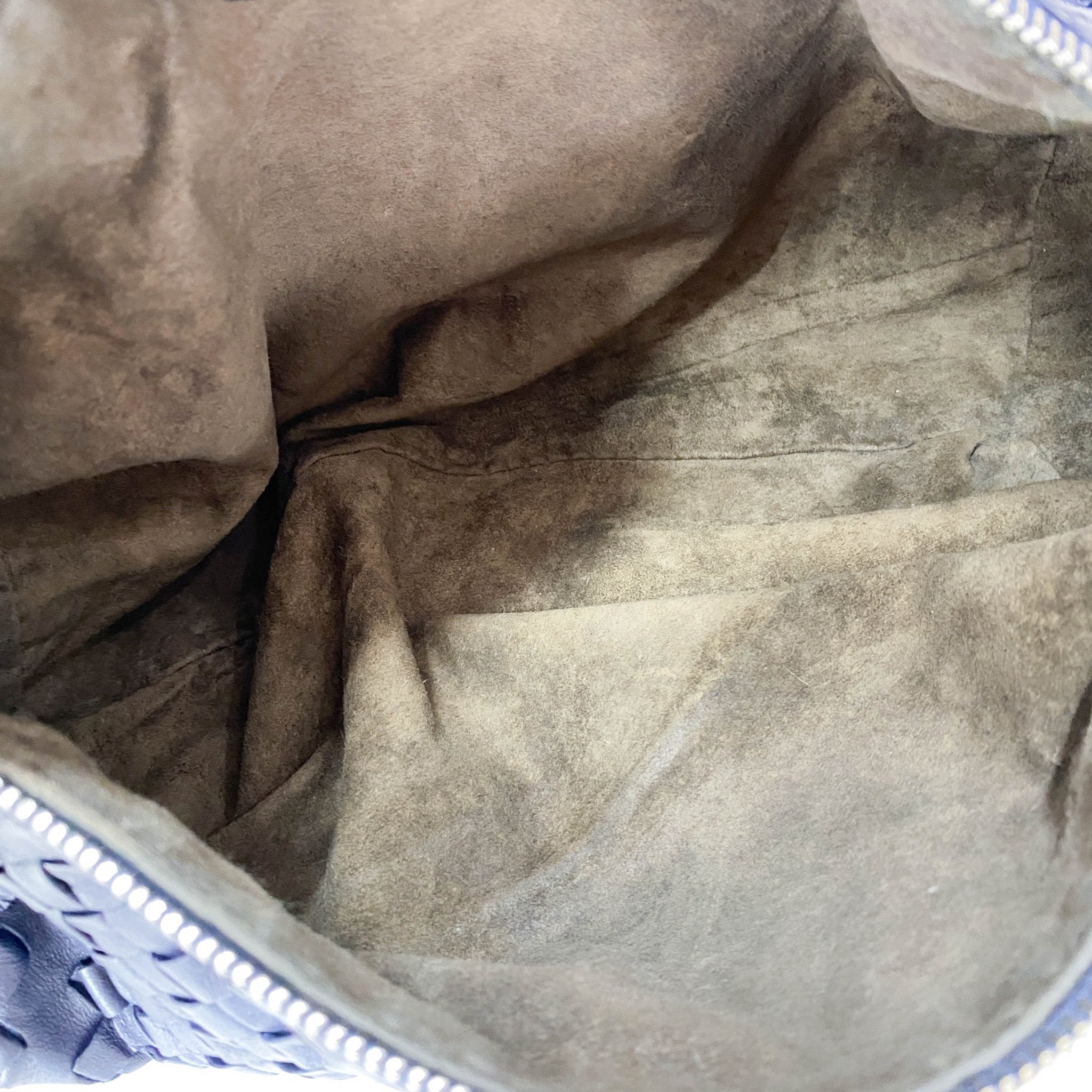 BOTTEGA VENETA Intrecciato Navy Leather Shoulder Bag, in , Sold by HIVE PRELOVED - Shoulder Bags, ,