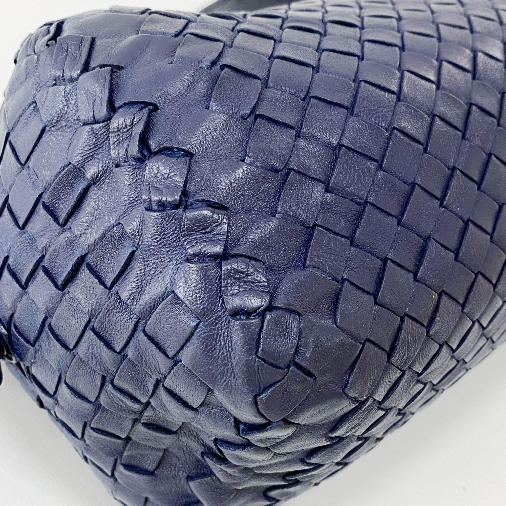 BOTTEGA VENETA Intrecciato Navy Leather Shoulder Bag, in , Sold by HIVE PRELOVED - Shoulder Bags, ,