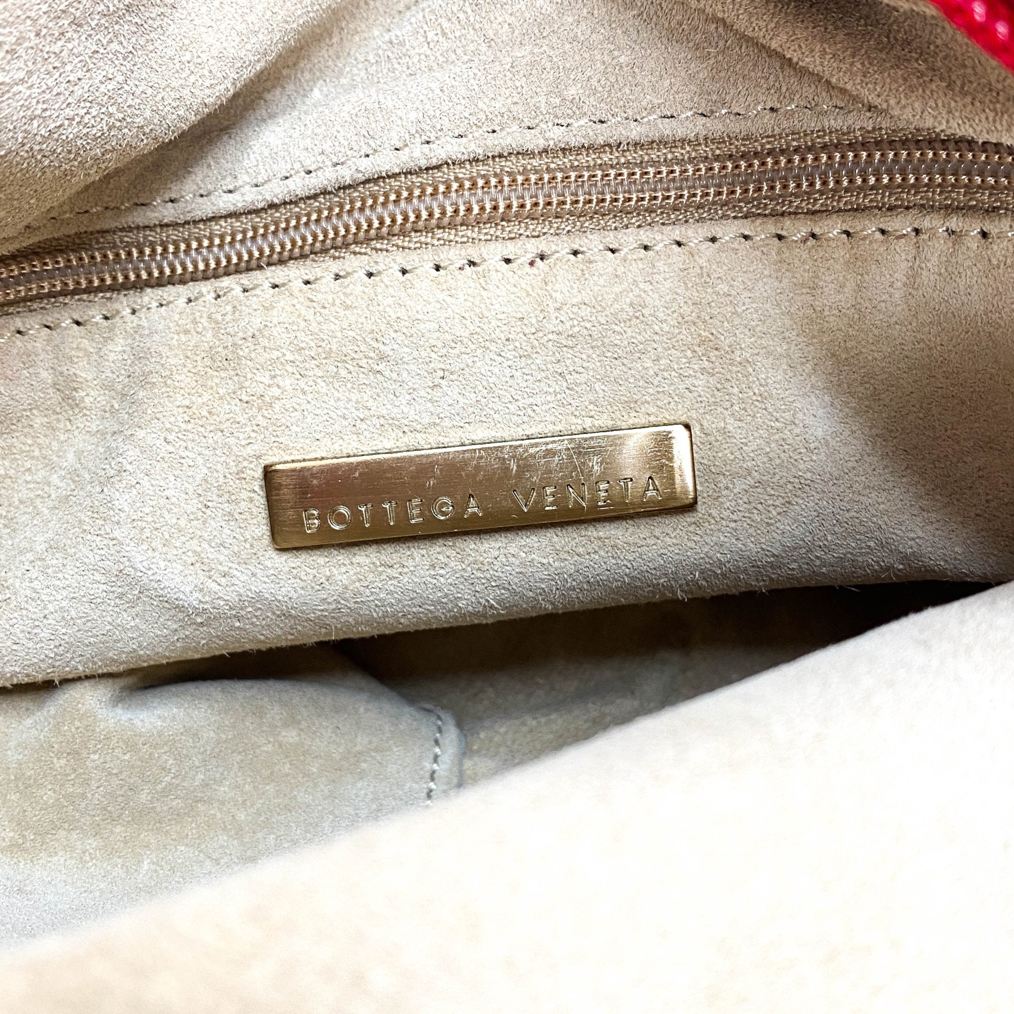 BOTTEGA VENETA Intrecciato Red Leather Mini Boston Crossbody Bag, in , Sold by HIVE PRELOVED - Handle Bags, Shoulder Bags,