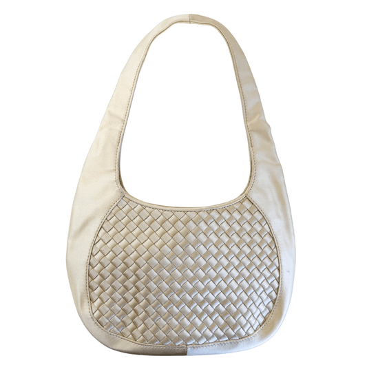 BOTTEGA VENETA Intrecciato Satin Black Mini Handbag, in , Sold by HIVE PRELOVED - Handle Bags, Mini bags,