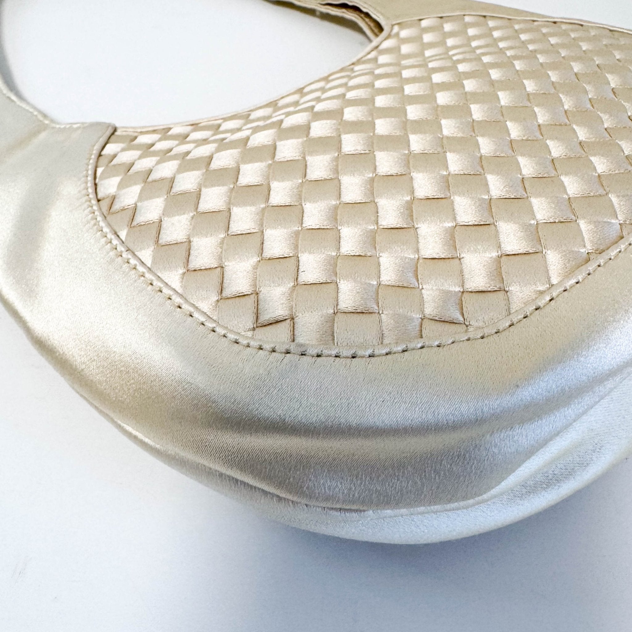 BOTTEGA VENETA Intrecciato Satin Black Mini Handbag, in , Sold by HIVE PRELOVED - Handle Bags, Mini bags,