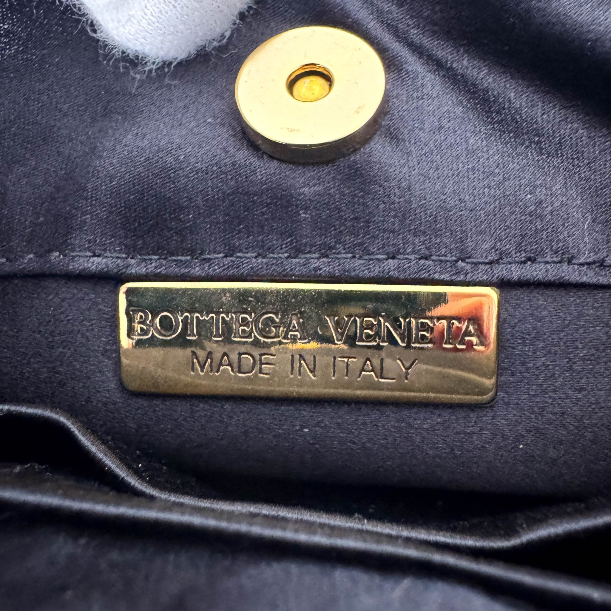 BOTTEGA VENETA Intrecciato Satin Black Mini Handbag, in , Sold by HIVE PRELOVED - Handle Bags, Mini bags,