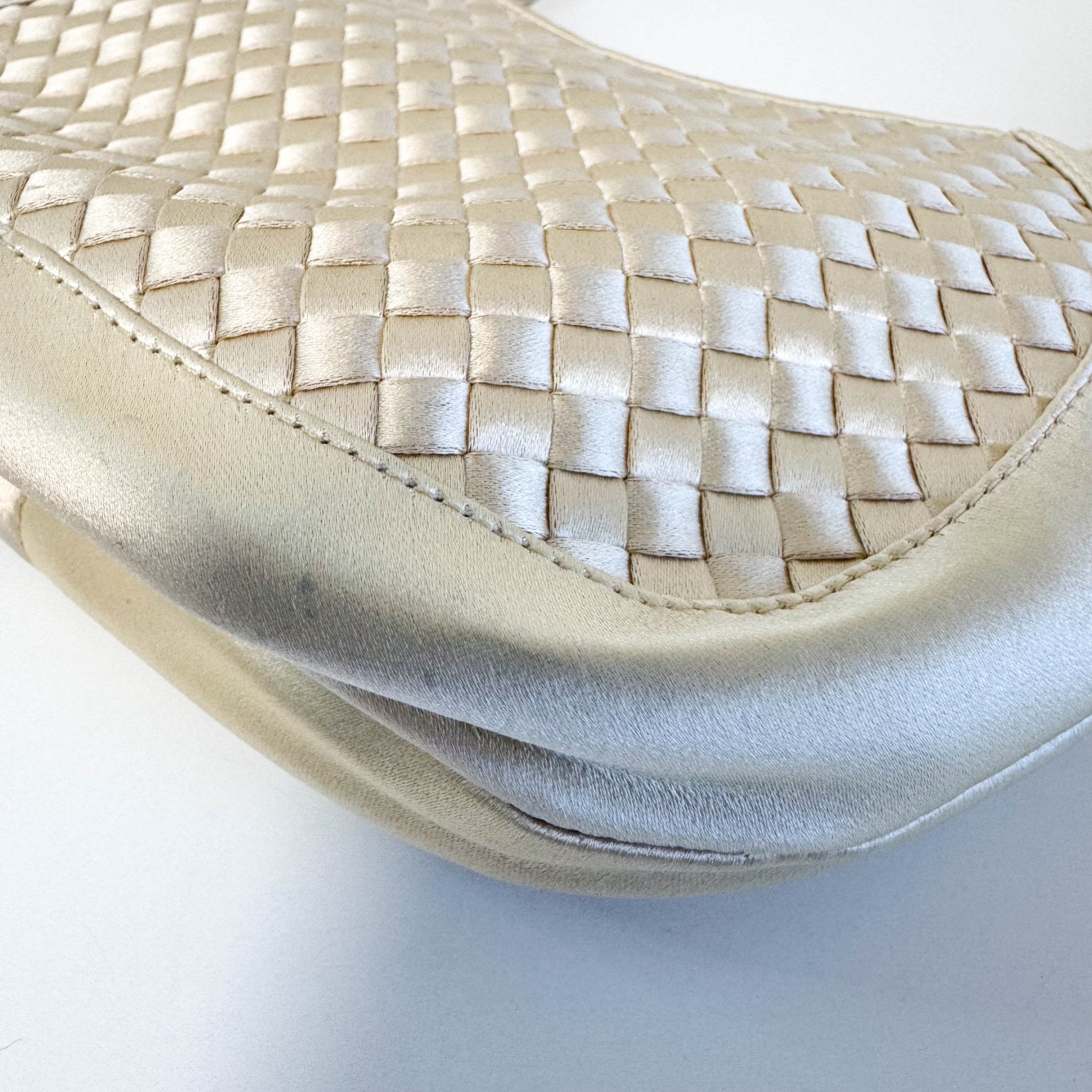 BOTTEGA VENETA Intrecciato Satin Black Mini Handbag, in , Sold by HIVE PRELOVED - Handle Bags, Mini bags,