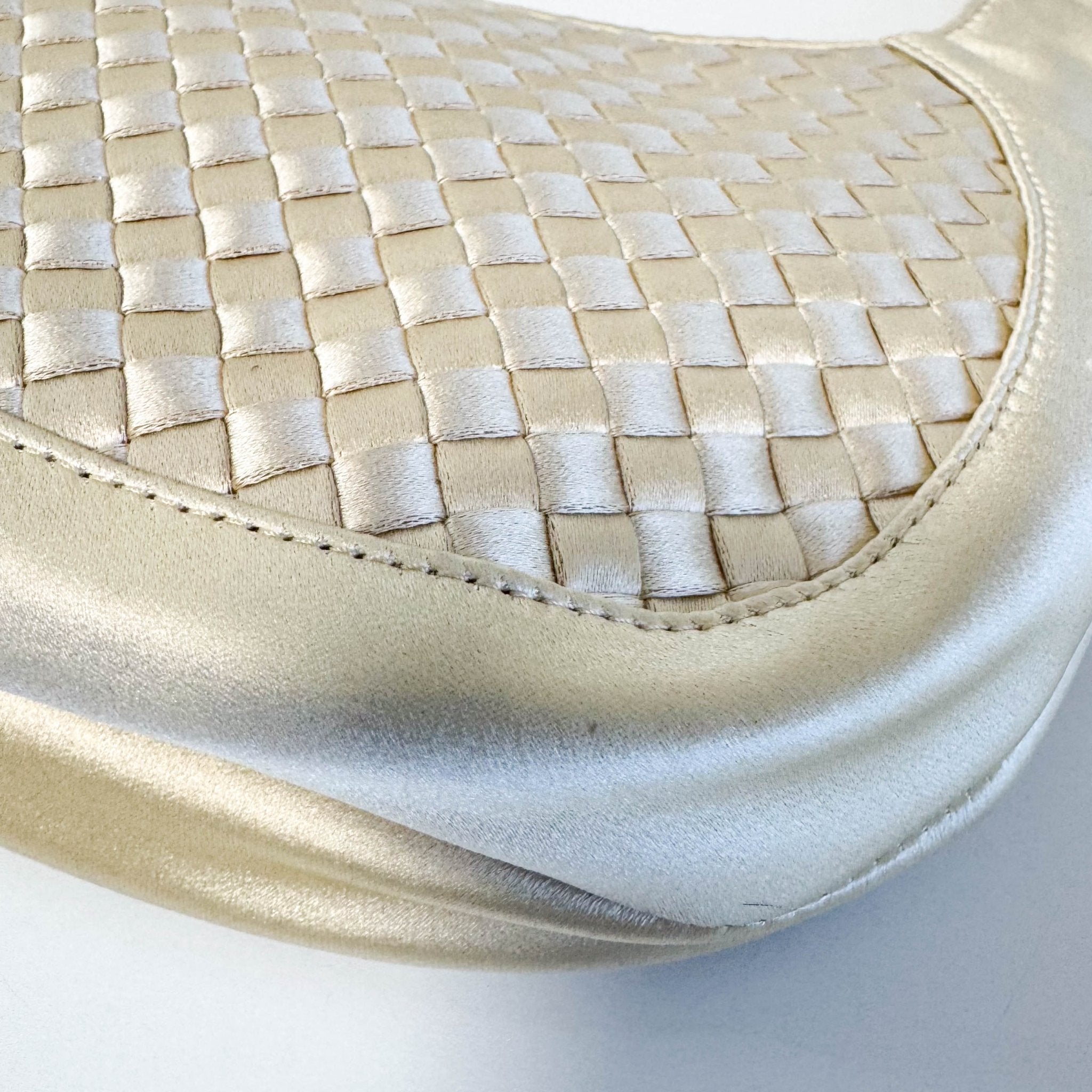 BOTTEGA VENETA Intrecciato Satin Black Mini Handbag, in , Sold by HIVE PRELOVED - Handle Bags, Mini bags,