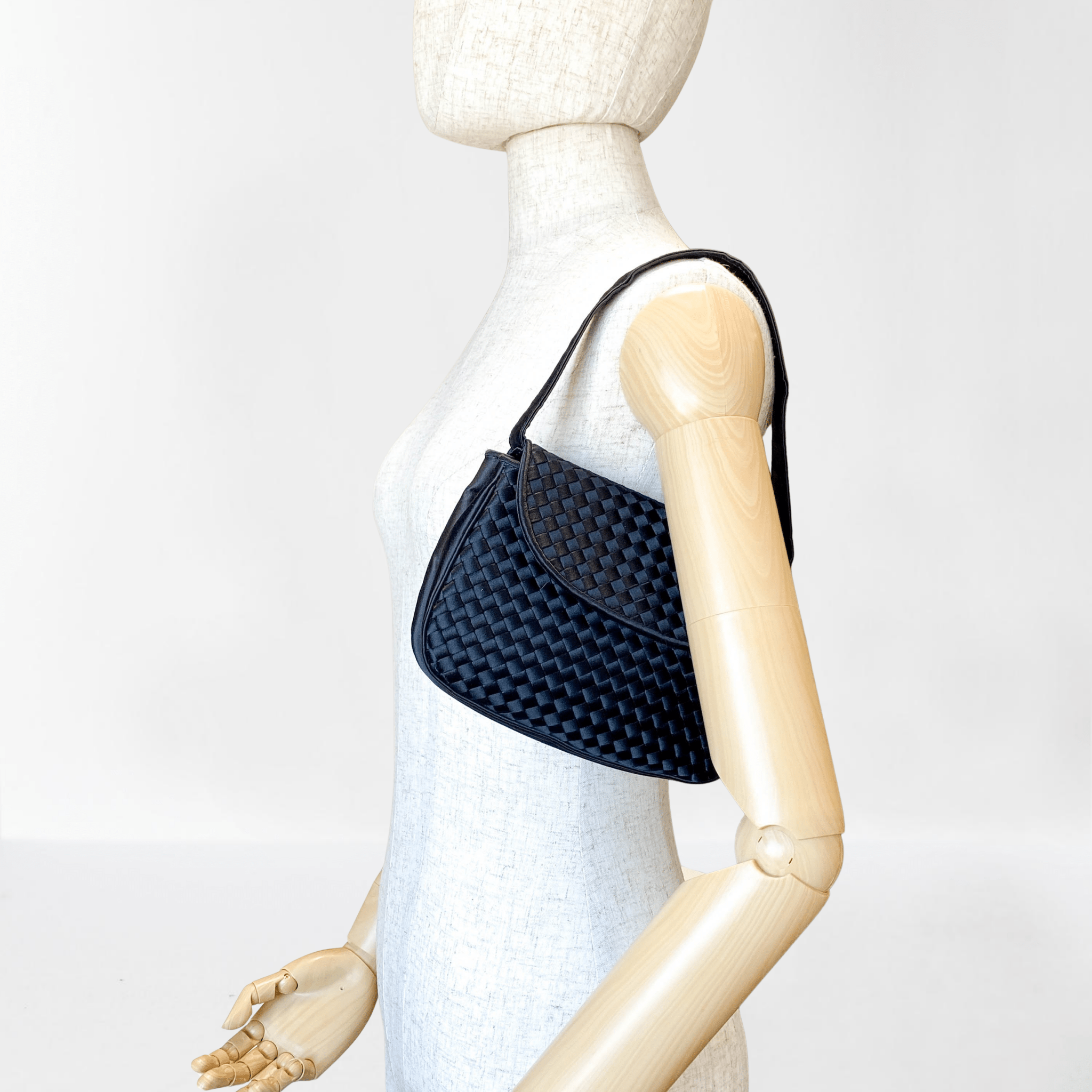 BOTTEGA VENETA Intrecciato Satin Mini Handbag, in , Sold by HIVE PRELOVED - Handle Bags, Mini bags,