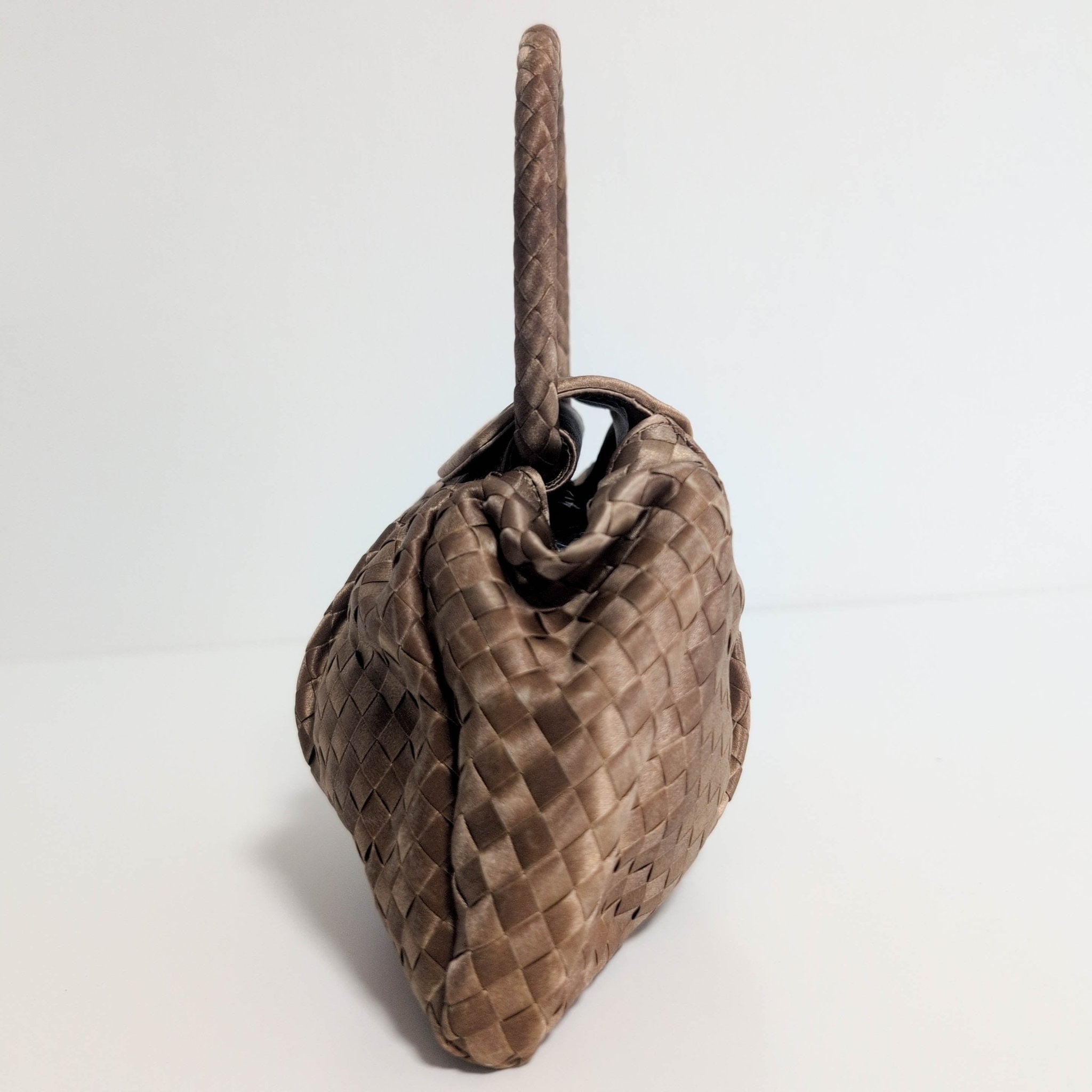 BOTTEGA VENETA Intrecciato Satin Mini Handbag, in , Sold by HIVE PRELOVED - Handle Bags, Mini bags,