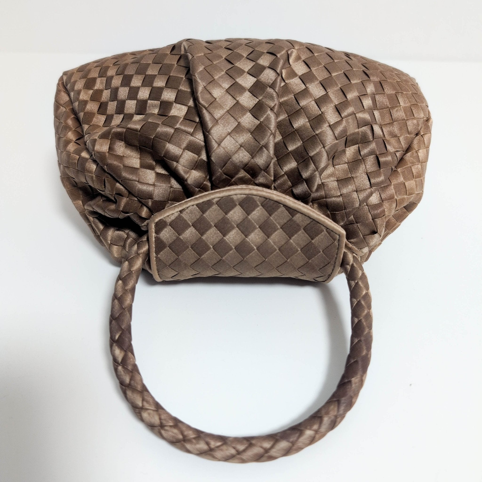 BOTTEGA VENETA Intrecciato Satin Mini Handbag, in , Sold by HIVE PRELOVED - Handle Bags, Mini bags,