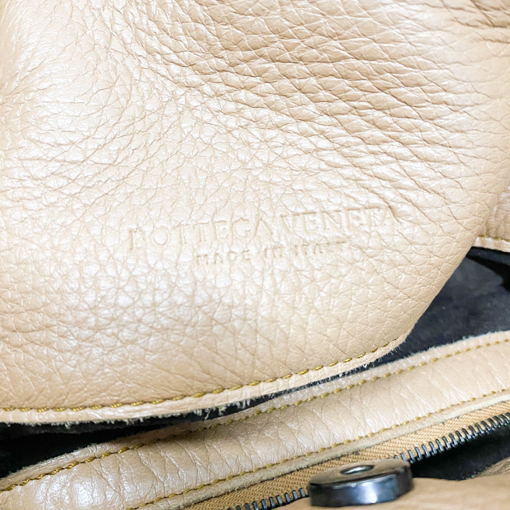 BOTTEGA VENETA Intrecciato Strap Caramel Leather Handle Bag, in , Sold by HIVE PRELOVED - Handle Bags, ,