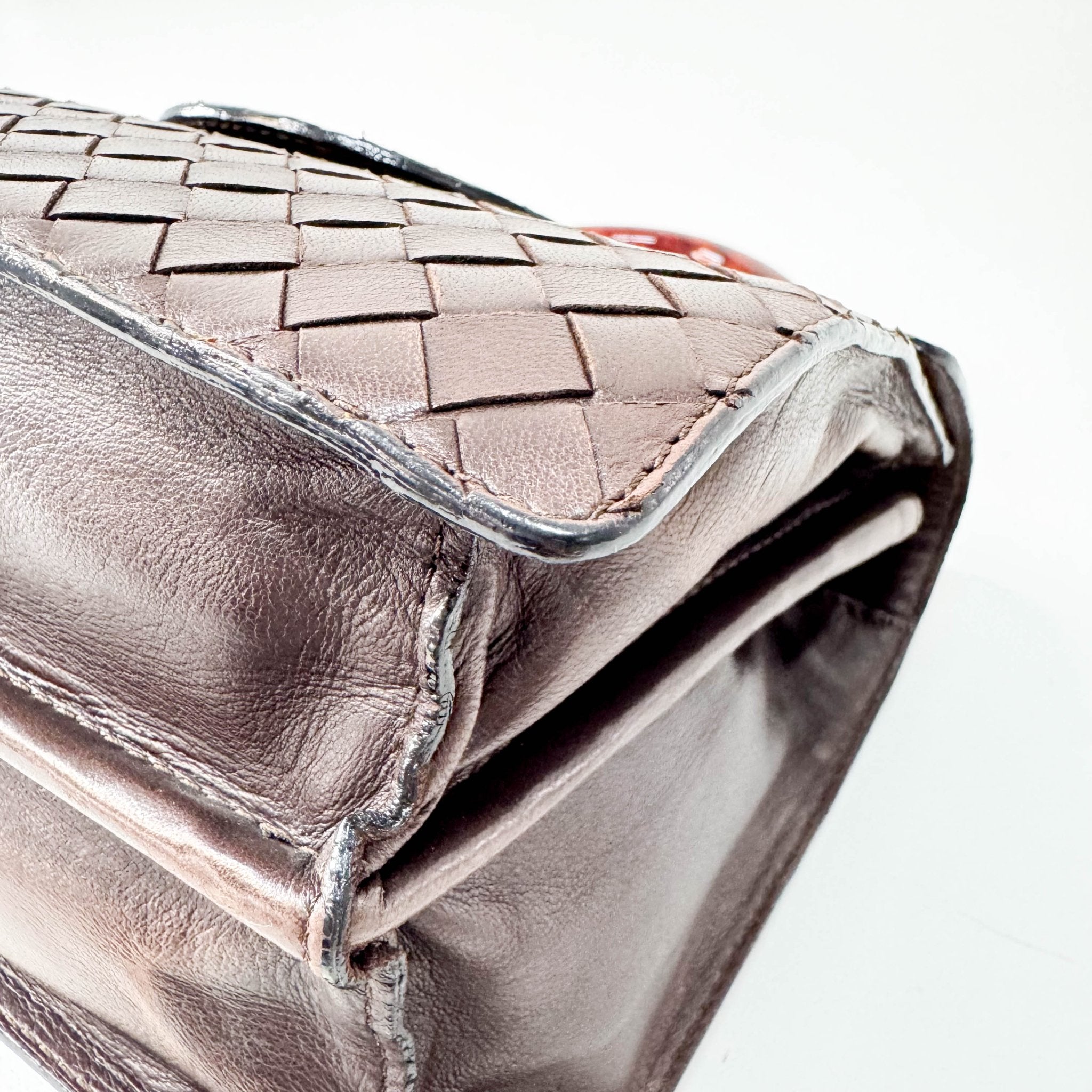 BOTTEGA VENETA Intrecciato Tortoise Shell Mini Handle Bag, in , Sold by HIVE PRELOVED - Handle Bags, ,