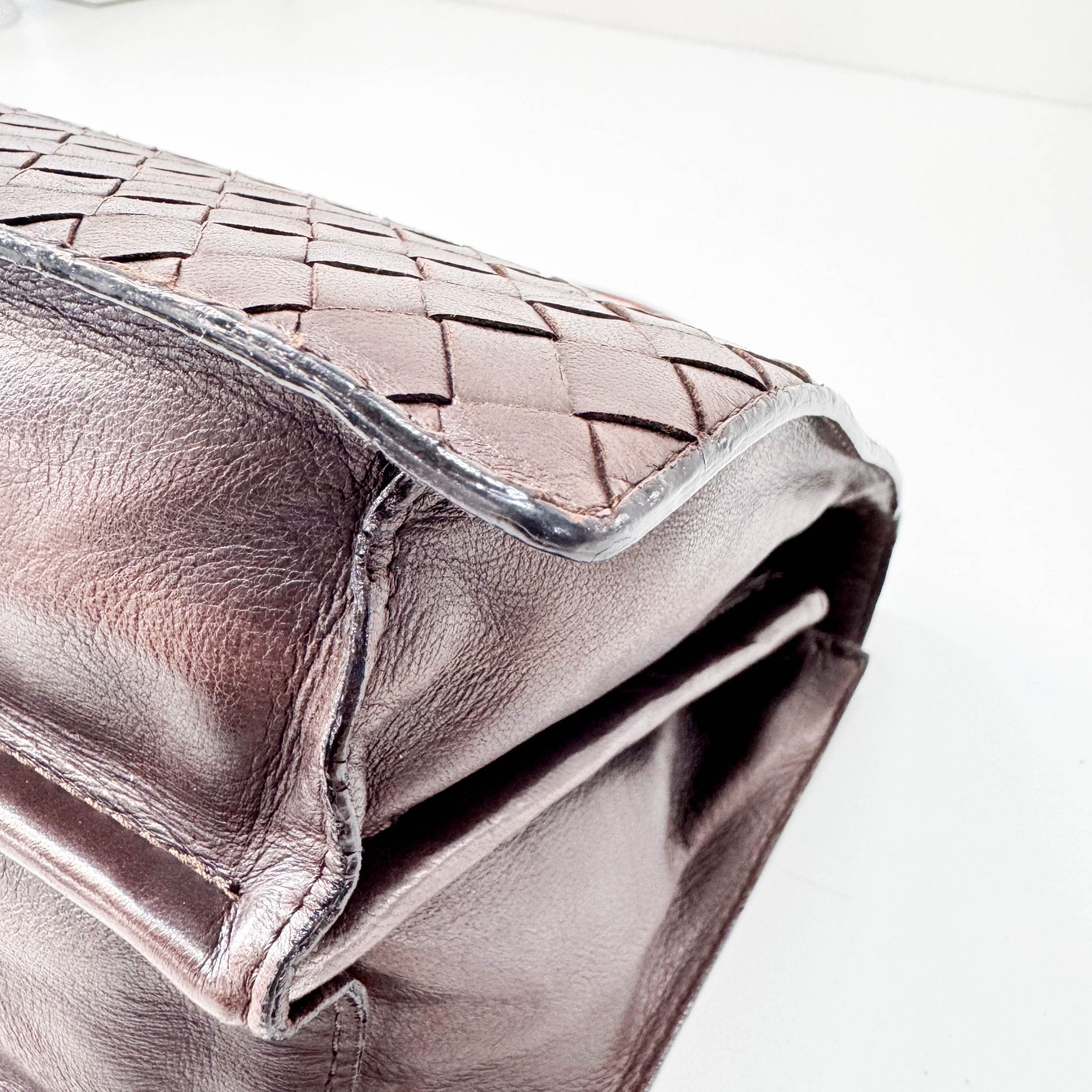 BOTTEGA VENETA Intrecciato Tortoise Shell Mini Handle Bag, in , Sold by HIVE PRELOVED - Handle Bags, ,