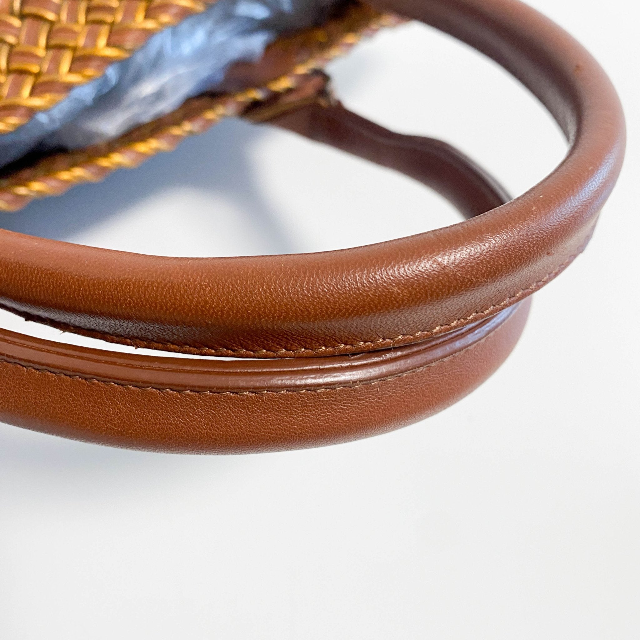 BOTTEGA VENETA Intrecciato Woven Tote Metallic Gold / Brown, in , Sold by HIVE PRELOVED - Totes, ,