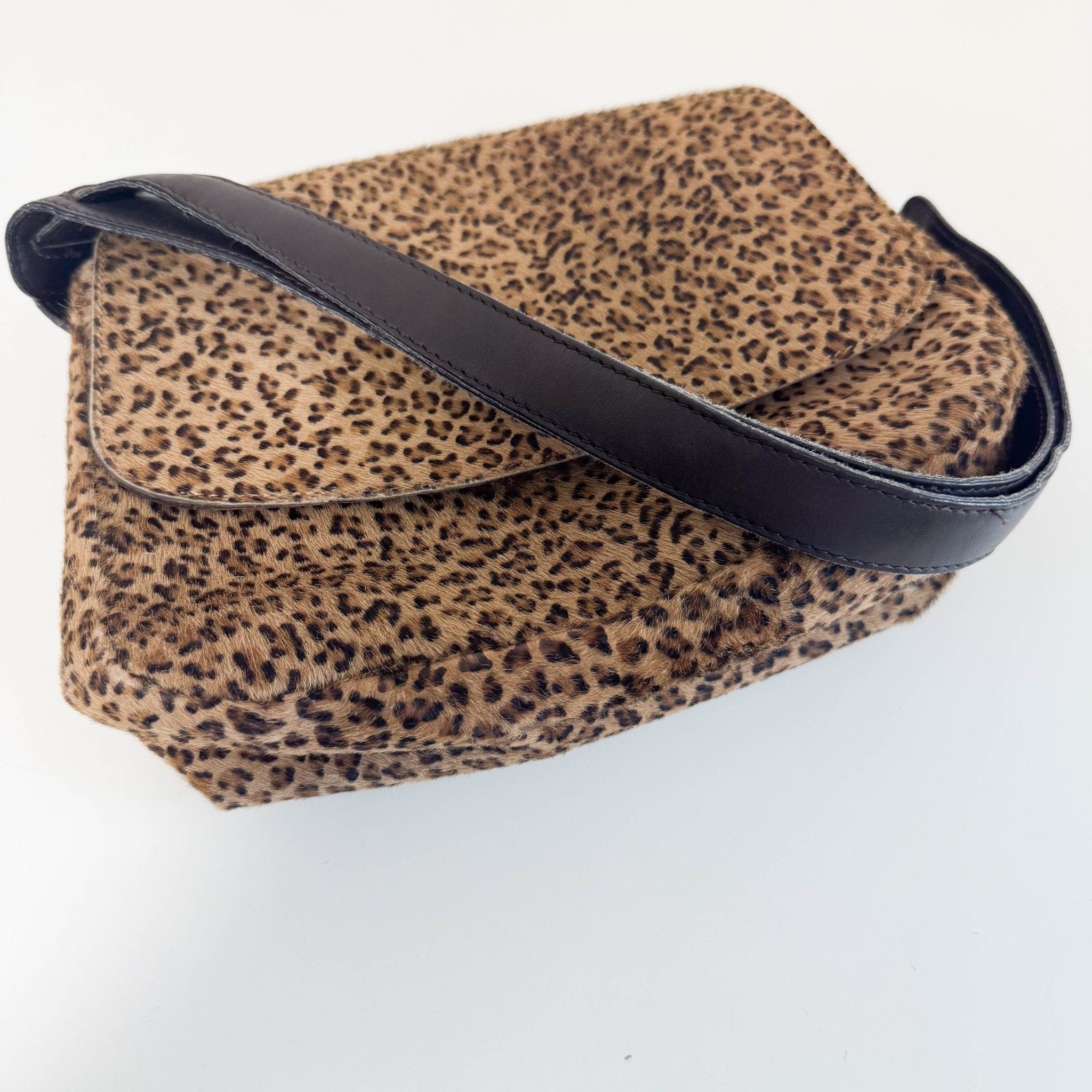 BOTTEGA VENETA Leopard Ponyhair Mini Shoulder Bag, in , Sold by HIVE PRELOVED - Shoulder Bags, ,