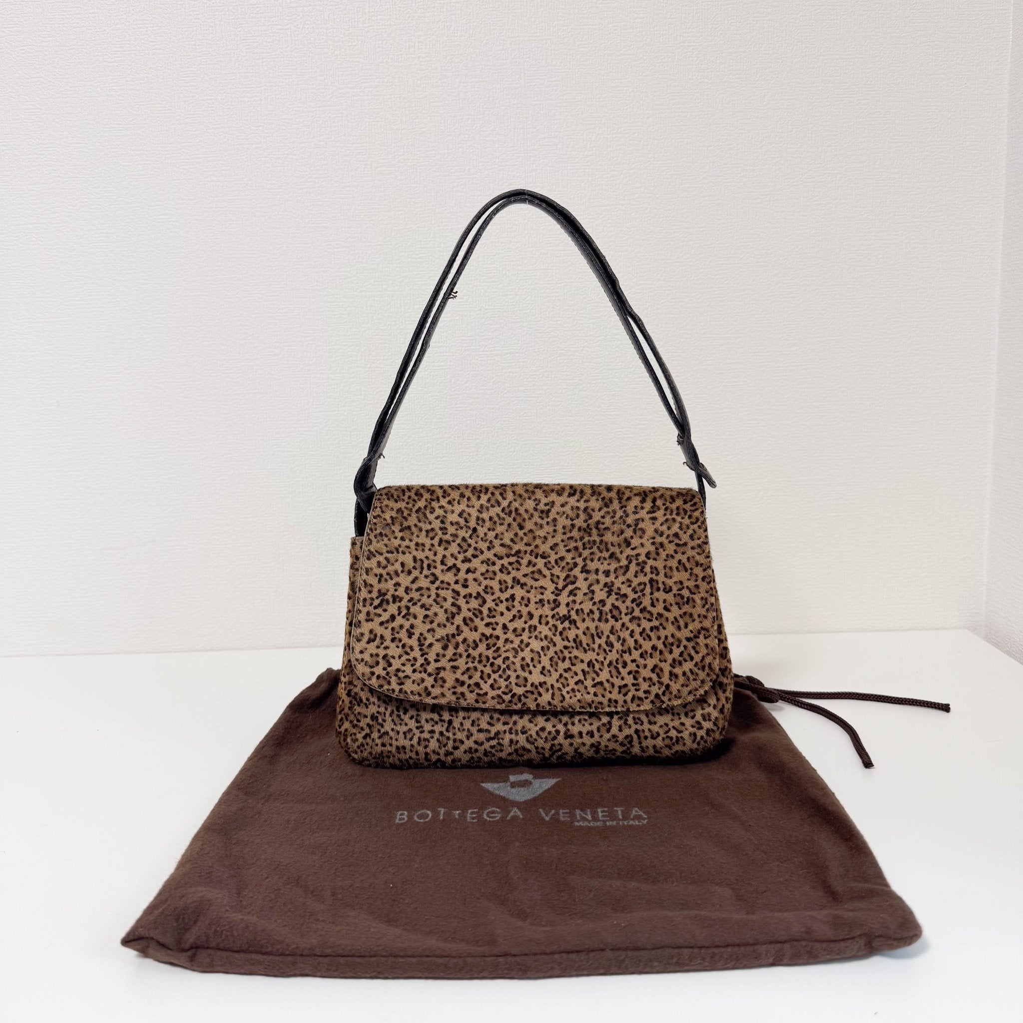 BOTTEGA VENETA Leopard Ponyhair Mini Shoulder Bag, in , Sold by HIVE PRELOVED - Shoulder Bags, ,