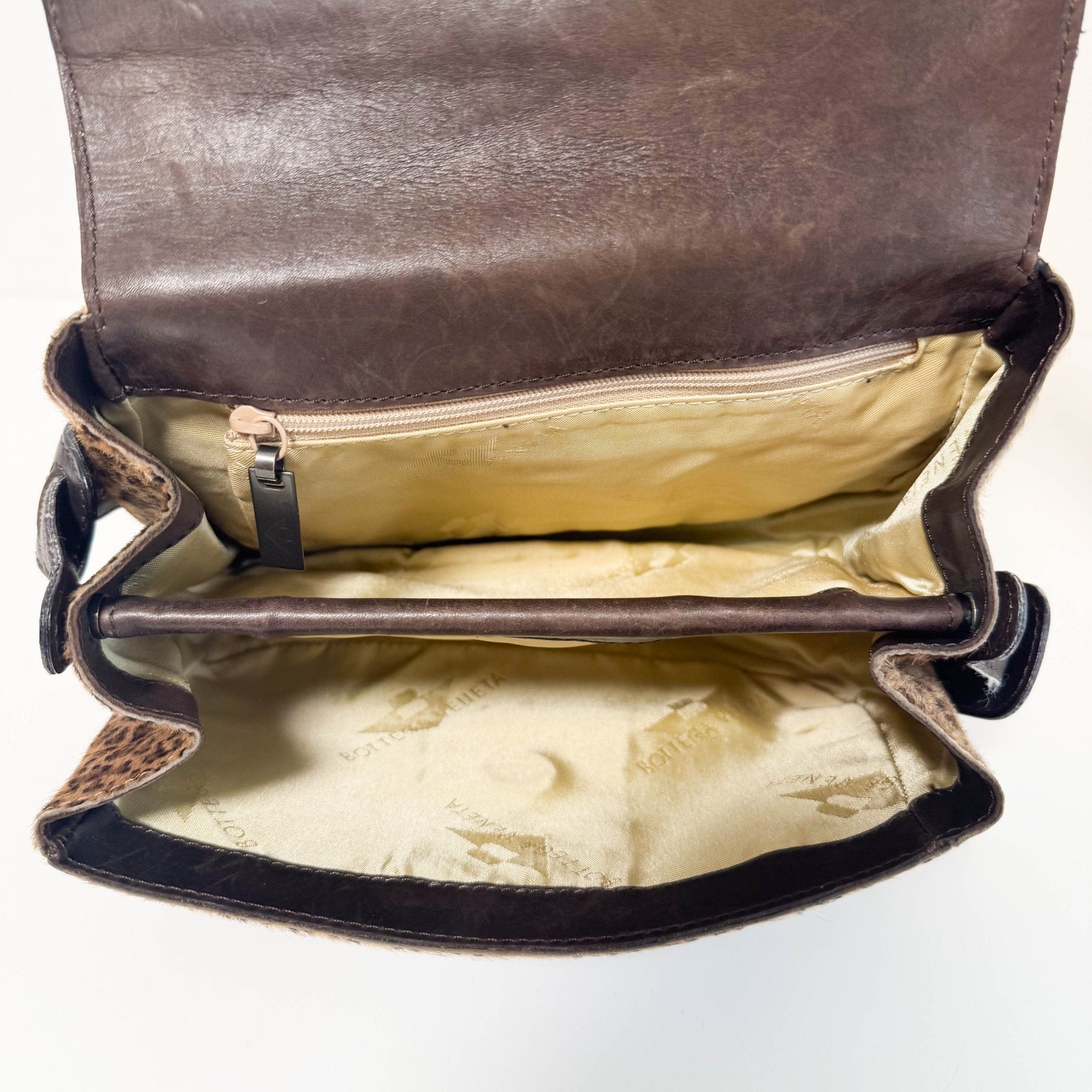 BOTTEGA VENETA Leopard Ponyhair Mini Shoulder Bag, in , Sold by HIVE PRELOVED - Shoulder Bags, ,