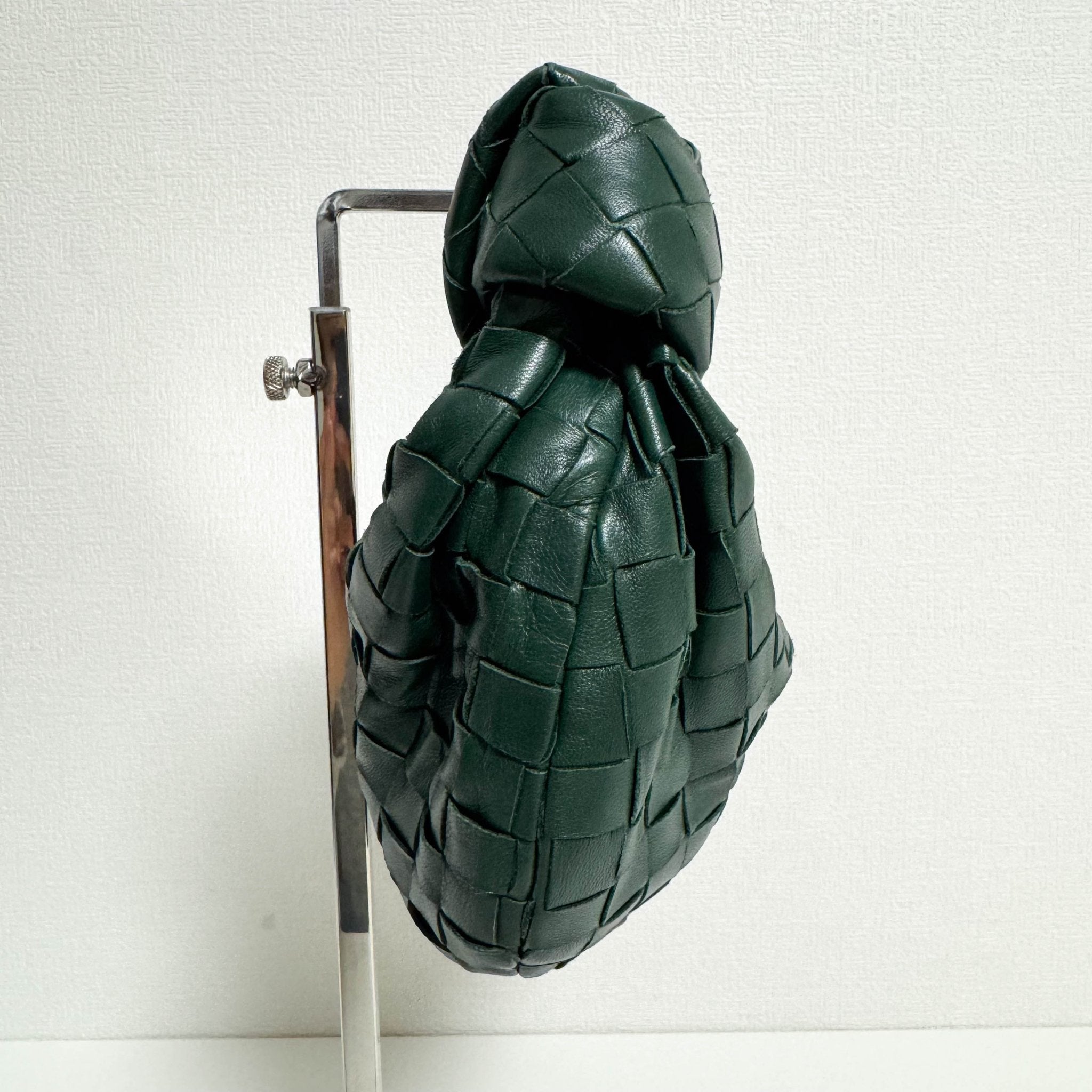 BOTTEGA VENETA Mini Jodie Intrecciato Leather Forest Green Handbag, in , Sold by HIVE PRELOVED - Handle Bags, ,