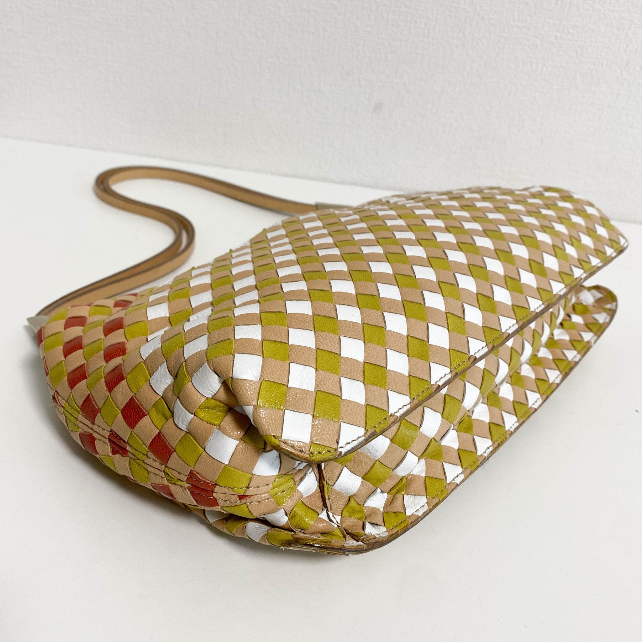 BOTTEGA VENETA Multicolour Intrecciato Leather Shoulder Bag, in , Sold by HIVE PRELOVED - Shoulder Bags, ,