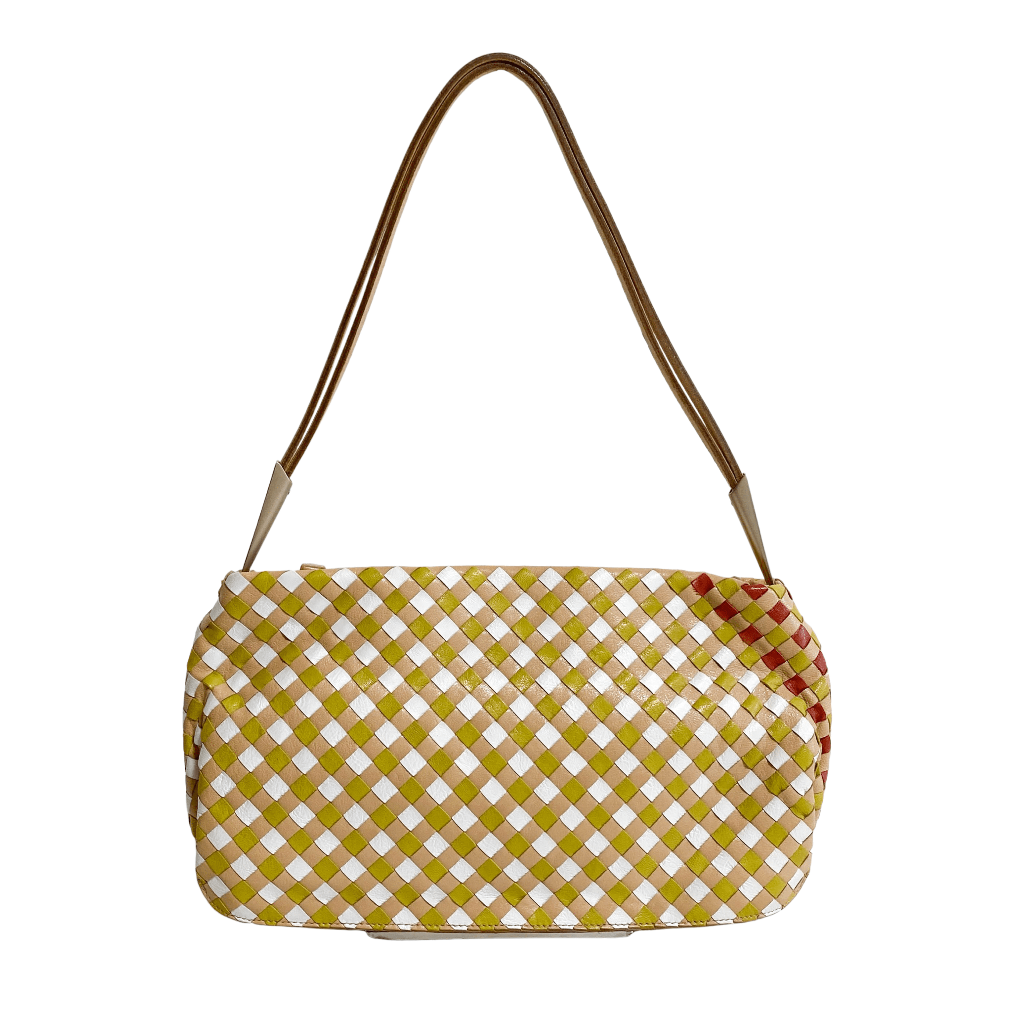 BOTTEGA VENETA Multicolour Intrecciato Leather Shoulder Bag, in , Sold by HIVE PRELOVED - Shoulder Bags, ,