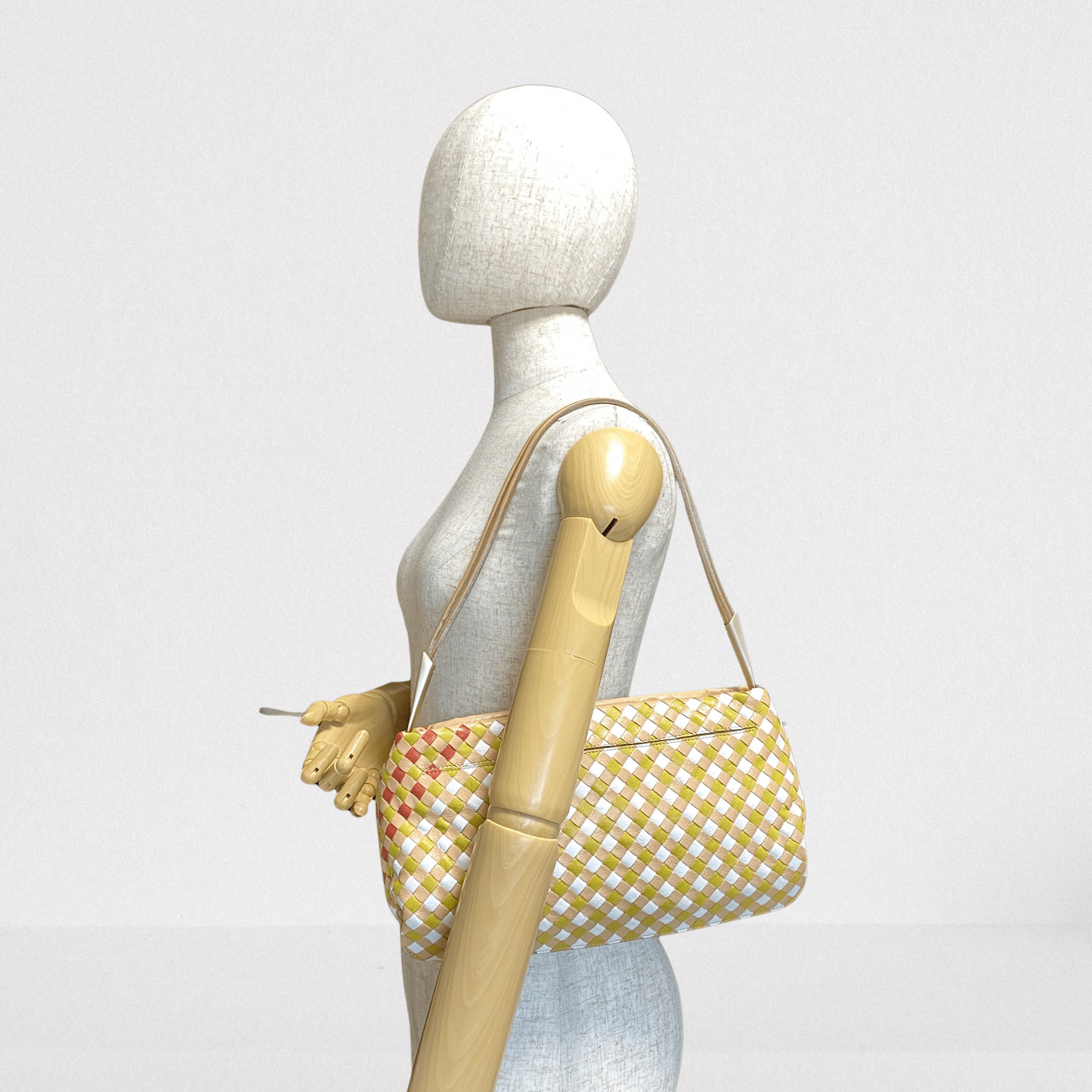 BOTTEGA VENETA Multicolour Intrecciato Leather Shoulder Bag, in , Sold by HIVE PRELOVED - Shoulder Bags, ,