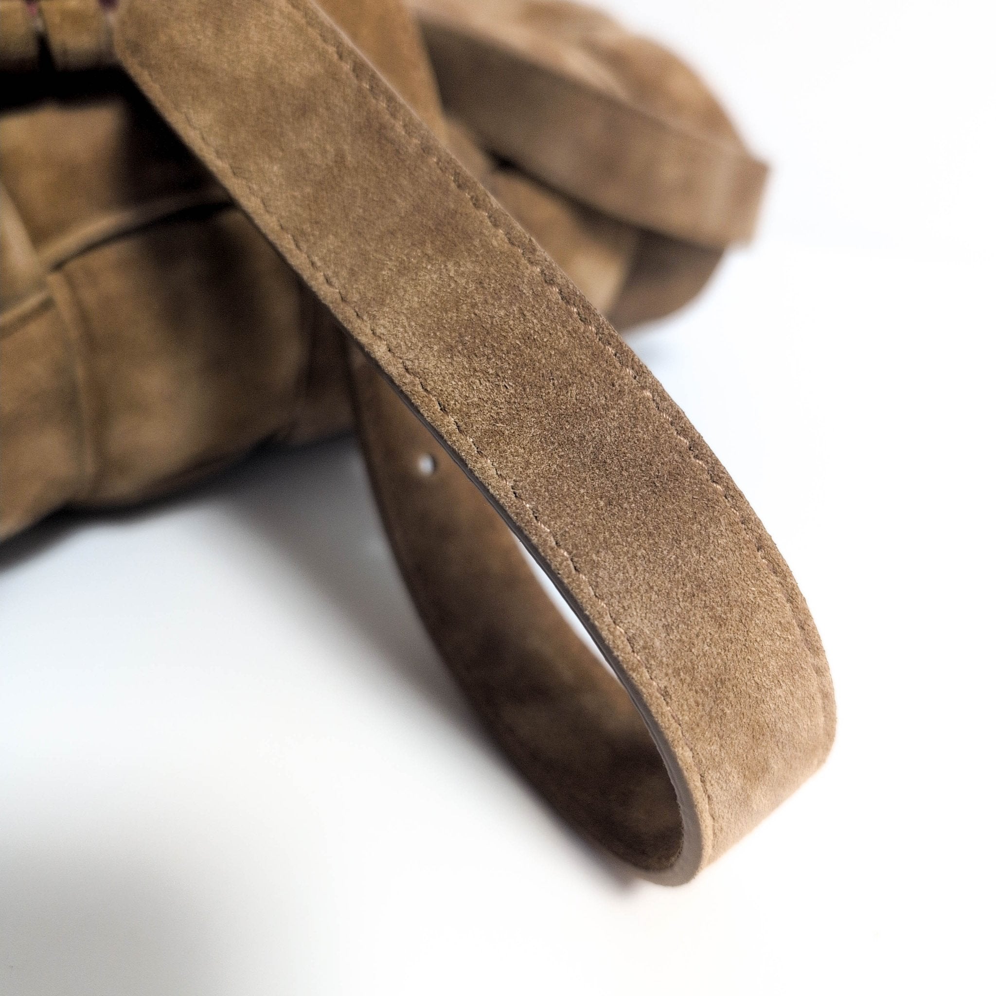 BOTTEGA VENETA Padded Cassette Crossbody Shoulderbag Suede Brown MaxiIntrecciato, in , Sold by HIVE PRELOVED - Crossbody bags