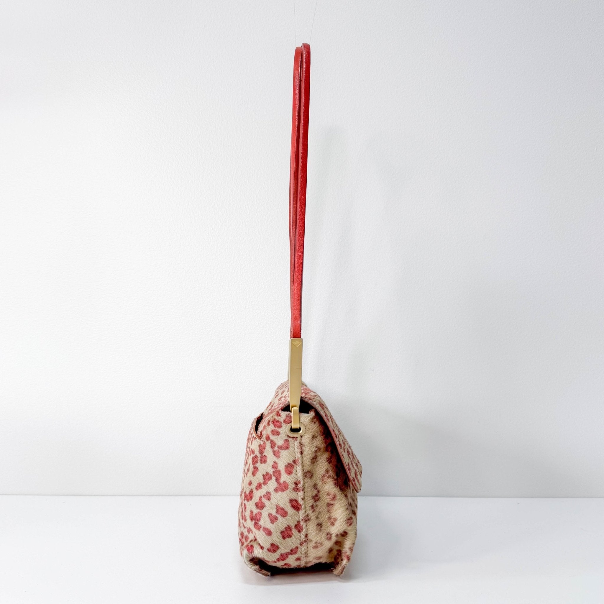 BOTTEGA VENETA Pink Leopard Print Pony Hair Shoulder Bag, in , Sold by HIVE PRELOVED - Shoulder Bags, ,