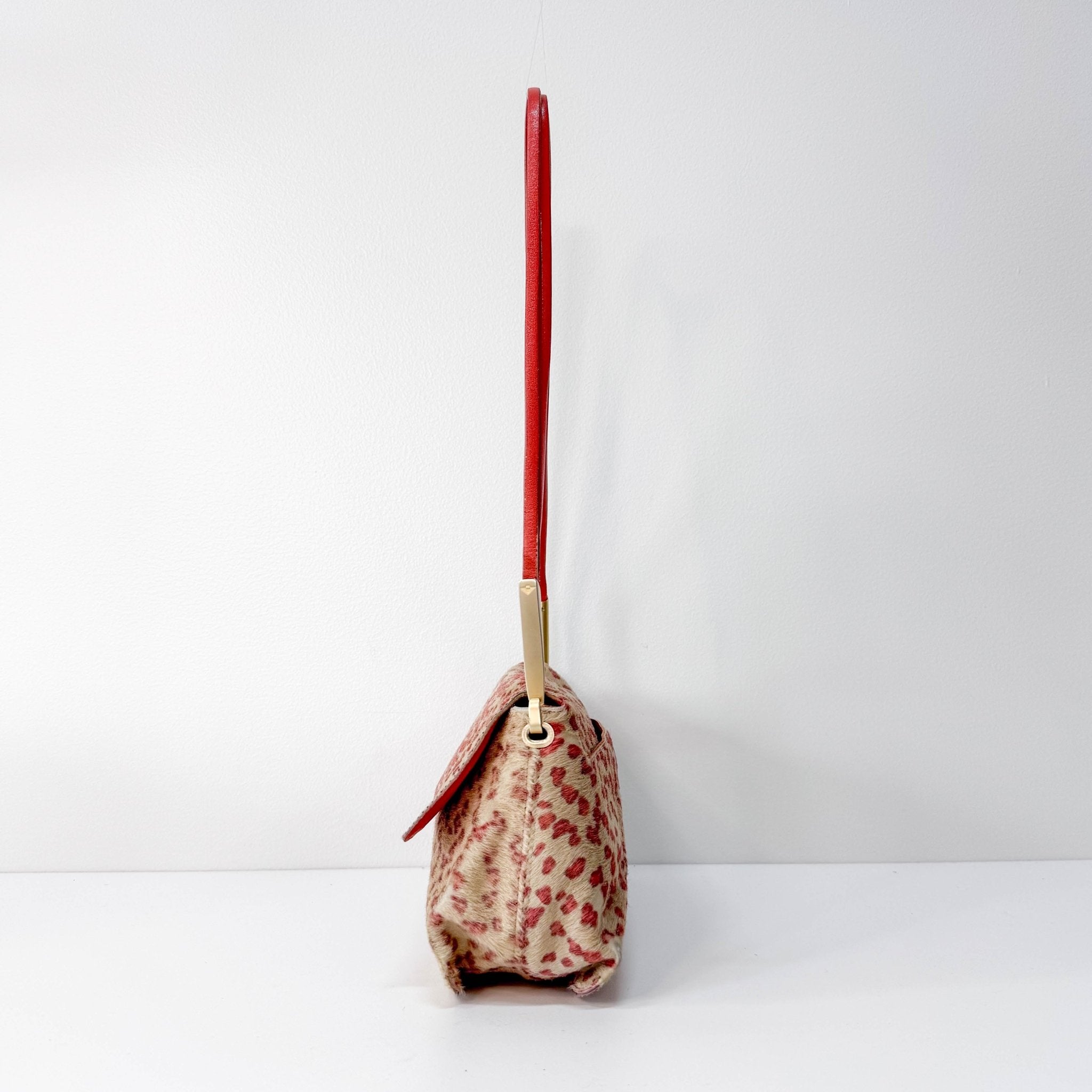 BOTTEGA VENETA Pink Leopard Print Pony Hair Shoulder Bag, in , Sold by HIVE PRELOVED - Shoulder Bags, ,