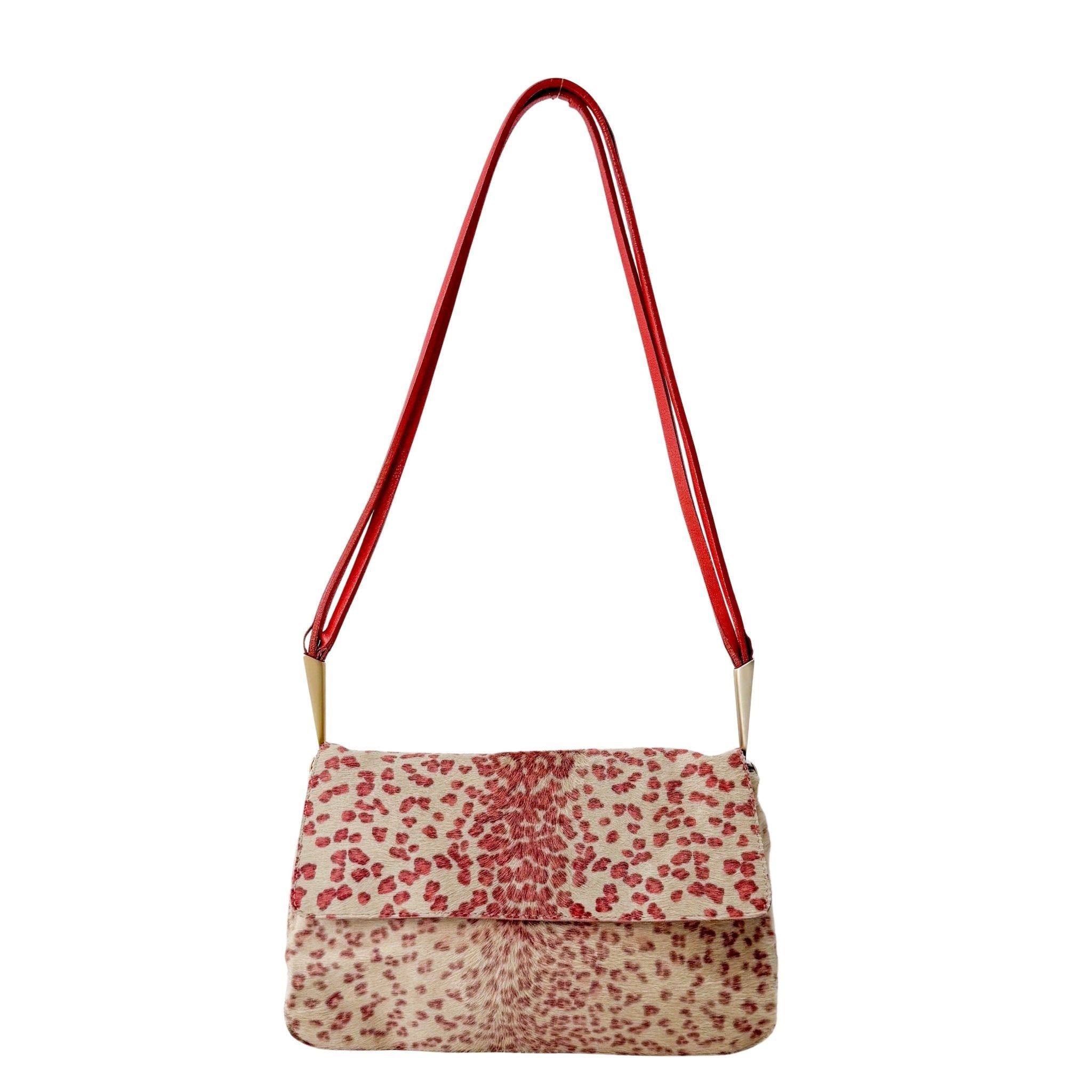 BOTTEGA VENETA Pink Leopard Print Pony Hair Shoulder Bag, in , Sold by HIVE PRELOVED - Shoulder Bags, ,