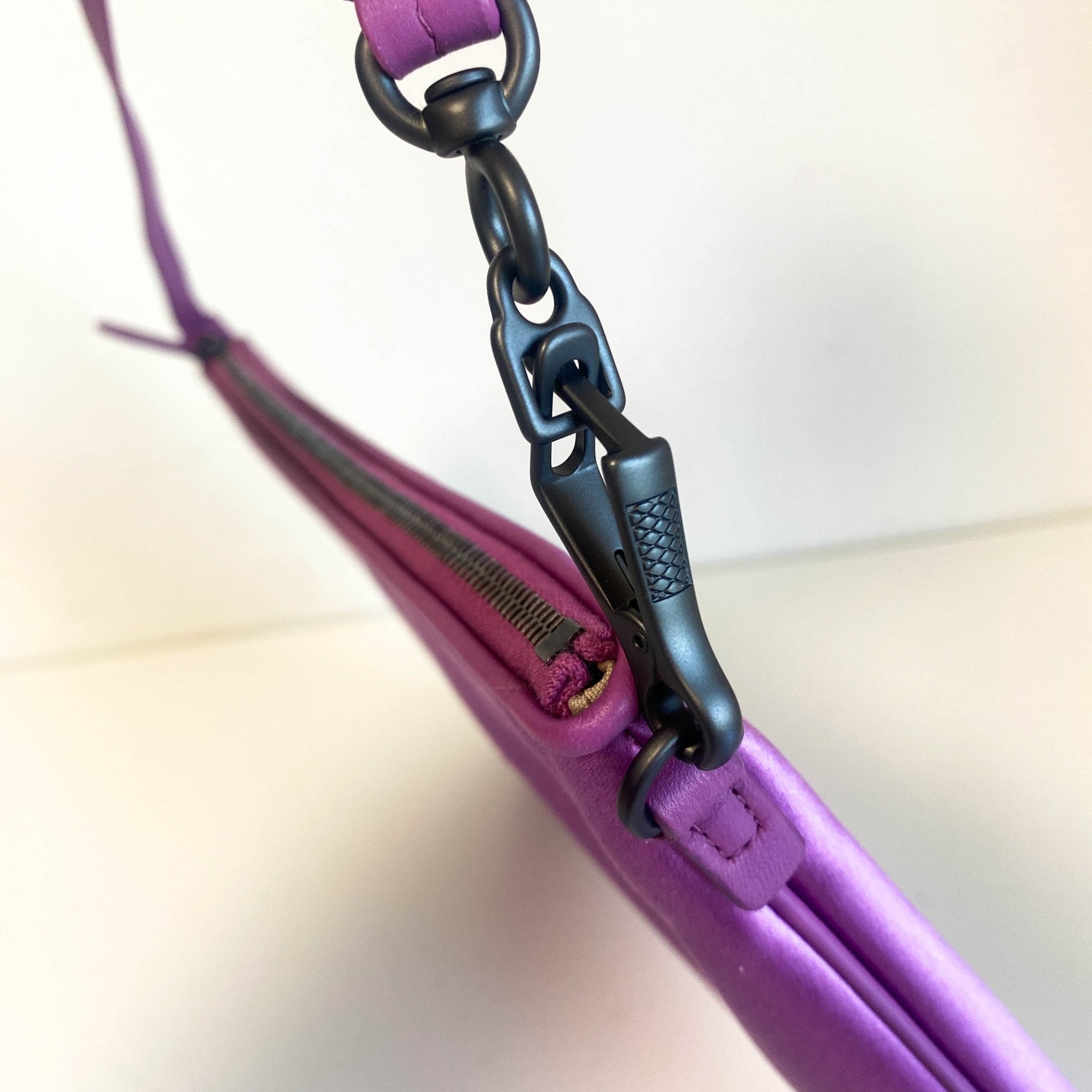 BOTTEGA VENETA Purple Satin Butterflies Embroidered Shoulder Bag, in , Sold by HIVE PRELOVED - Shoulder Bags, ,