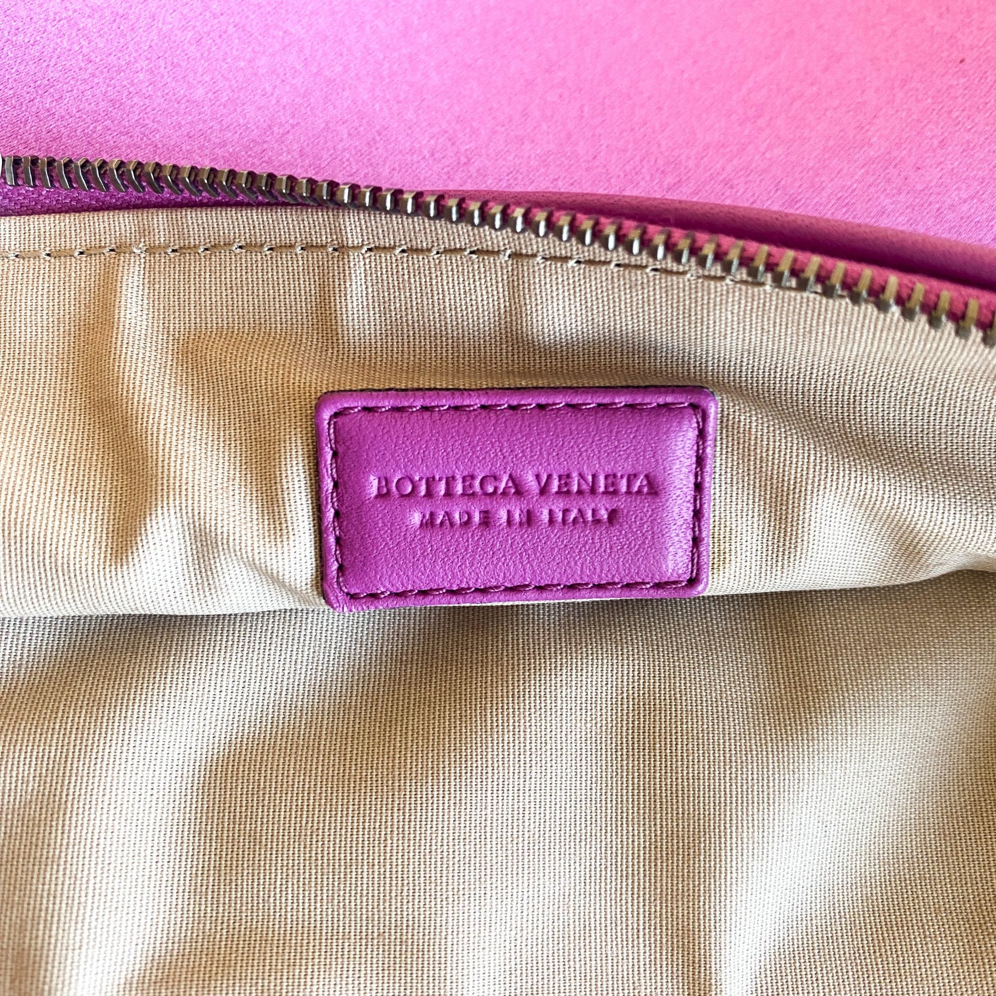 BOTTEGA VENETA Purple Satin Butterflies Embroidered Shoulder Bag, in , Sold by HIVE PRELOVED - Shoulder Bags, ,