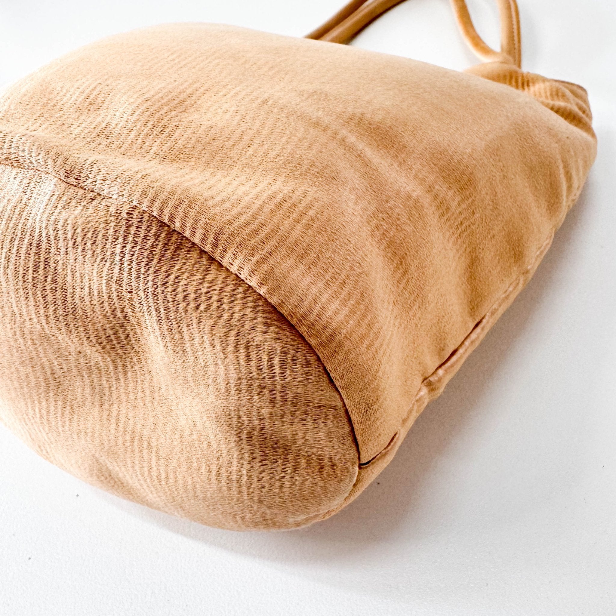 BOTTEGA VENETA Rose Gold Satin Mini Tote Bag, in , Sold by HIVE PRELOVED - Mini bags, ,