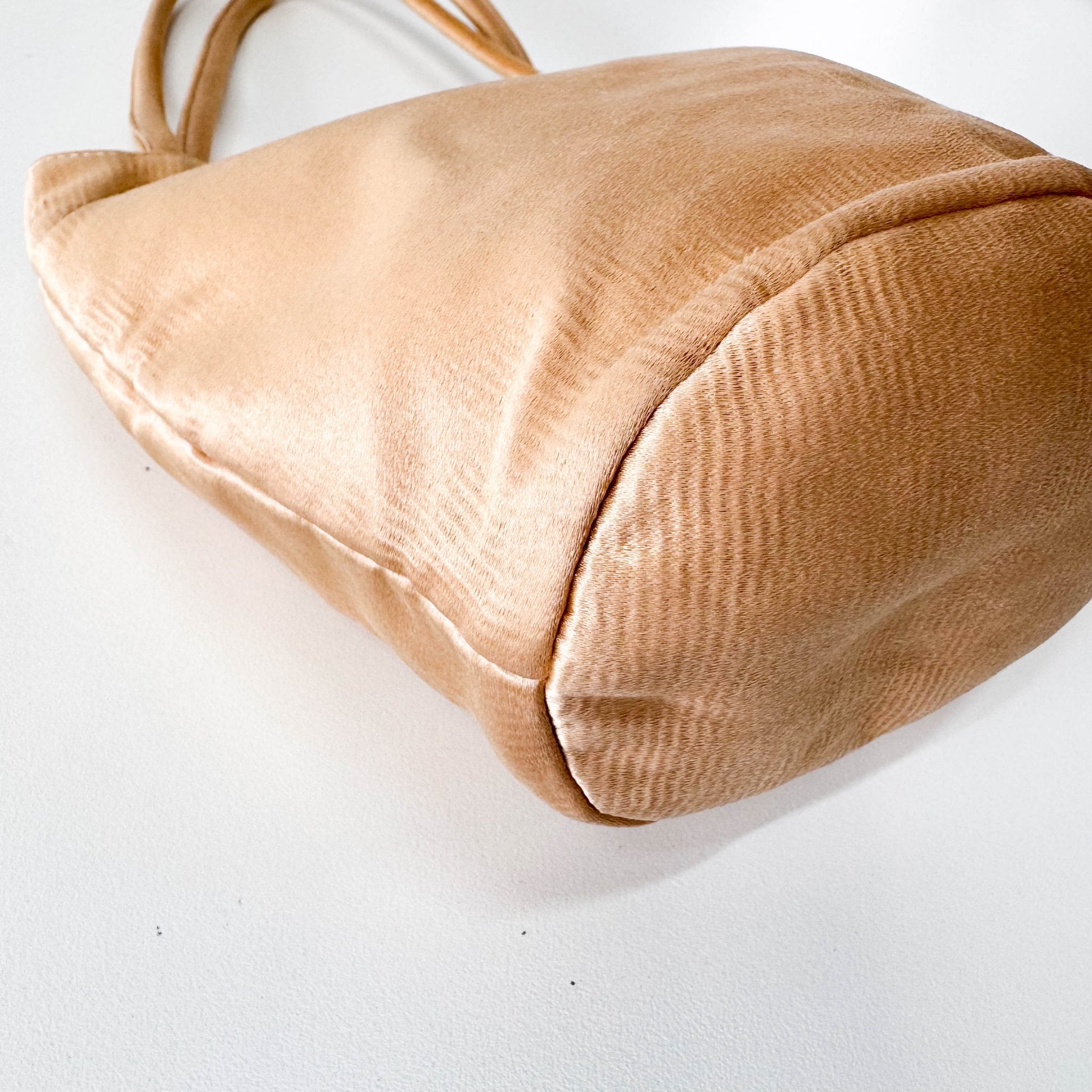 BOTTEGA VENETA Rose Gold Satin Mini Tote Bag, in , Sold by HIVE PRELOVED - Mini bags, ,