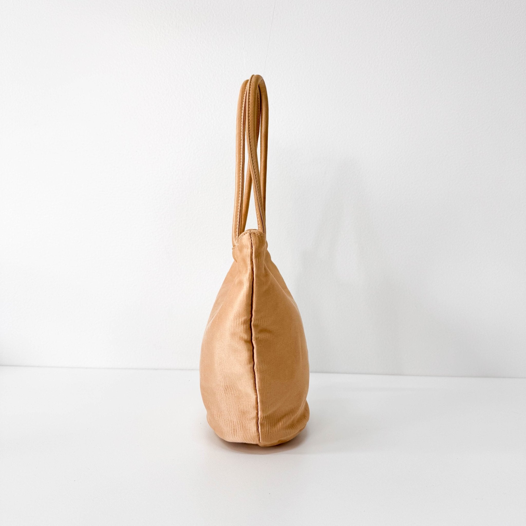 BOTTEGA VENETA Rose Gold Satin Mini Tote Bag, in , Sold by HIVE PRELOVED - Mini bags, ,