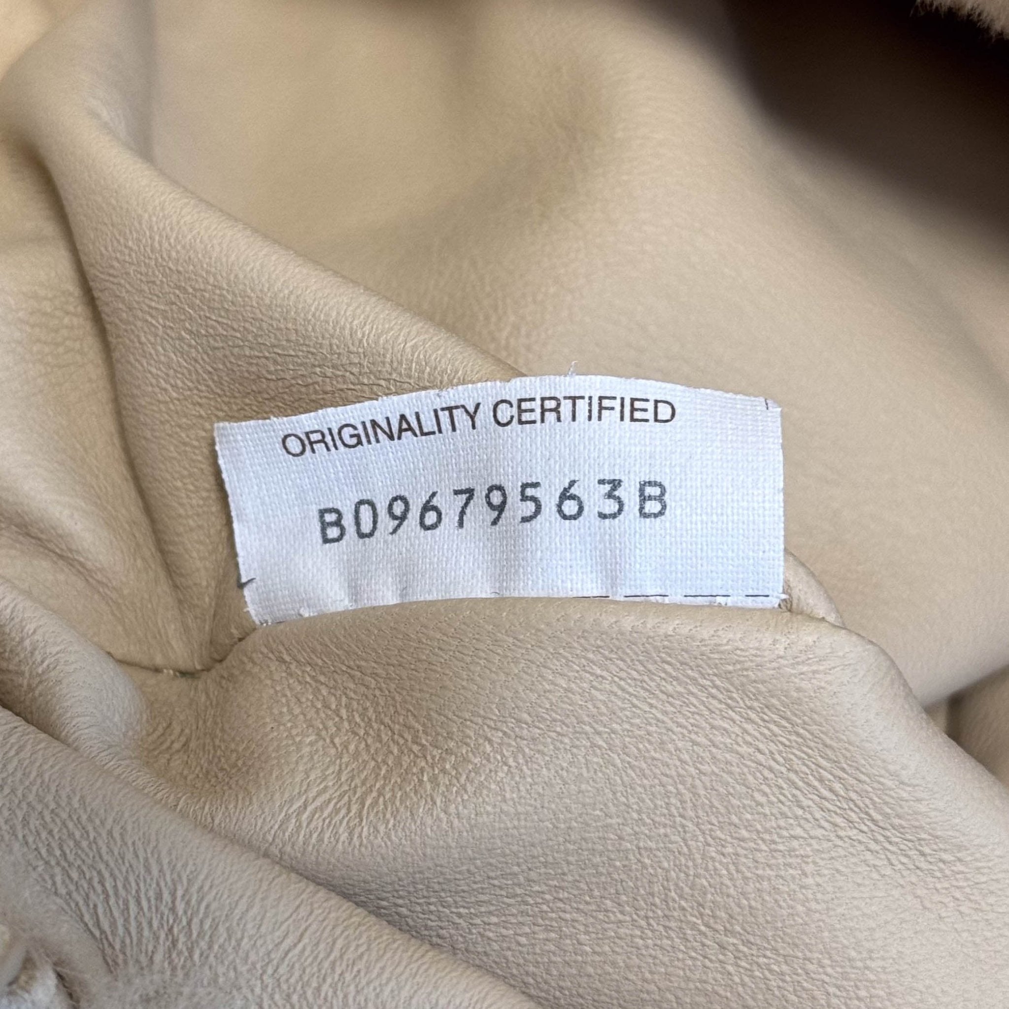 BOTTEGA VENETA Shearling Drop Bag in Porridge & Gold, in , Sold by HIVE PRELOVED - Shoulder Bags, ,