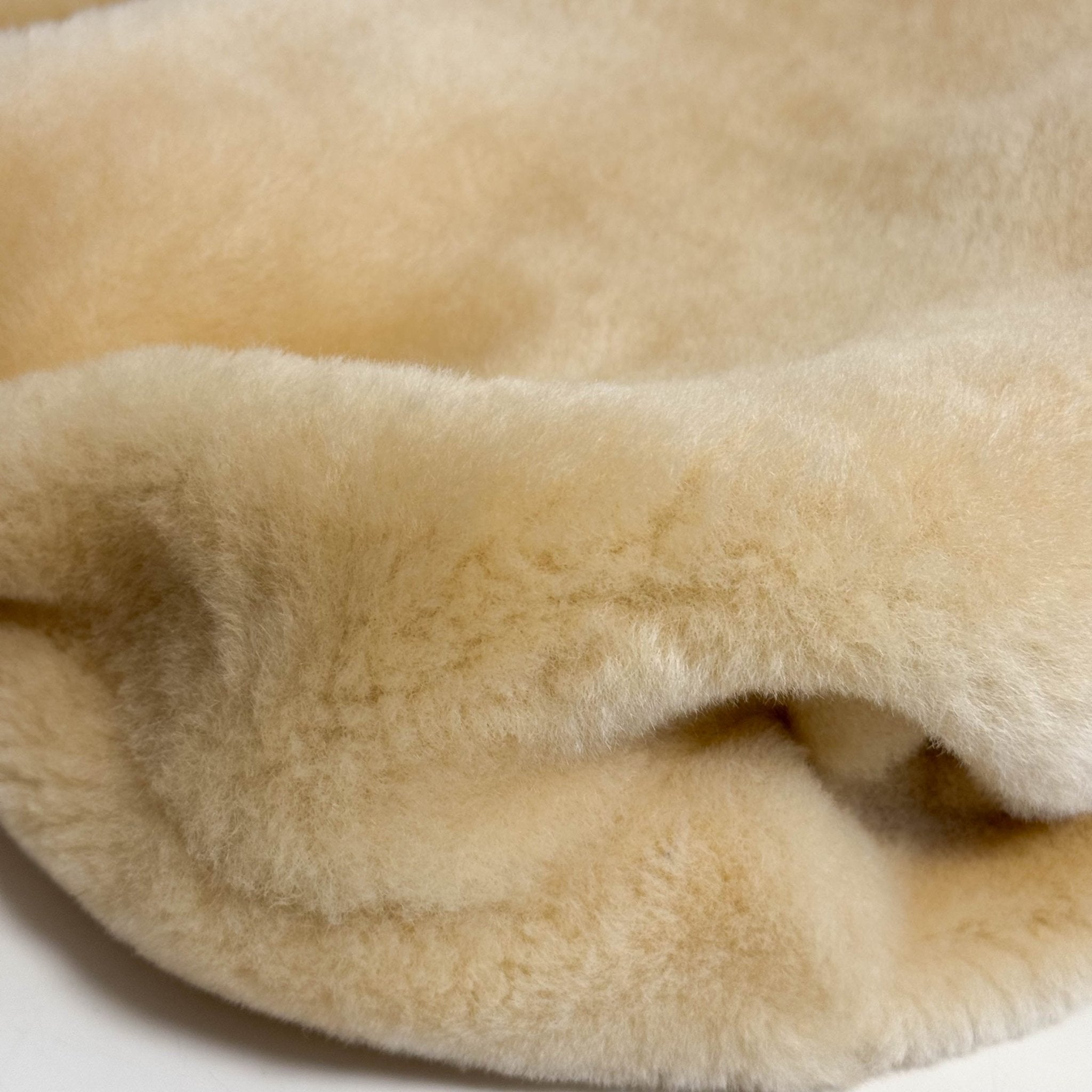 BOTTEGA VENETA Shearling Drop Bag in Porridge & Gold, in , Sold by HIVE PRELOVED - Shoulder Bags, ,